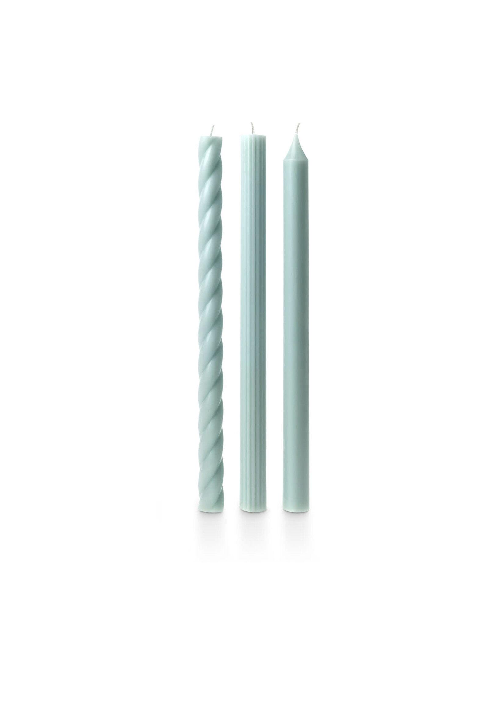 Candle Tapers - Sea Foam, 3-Pack