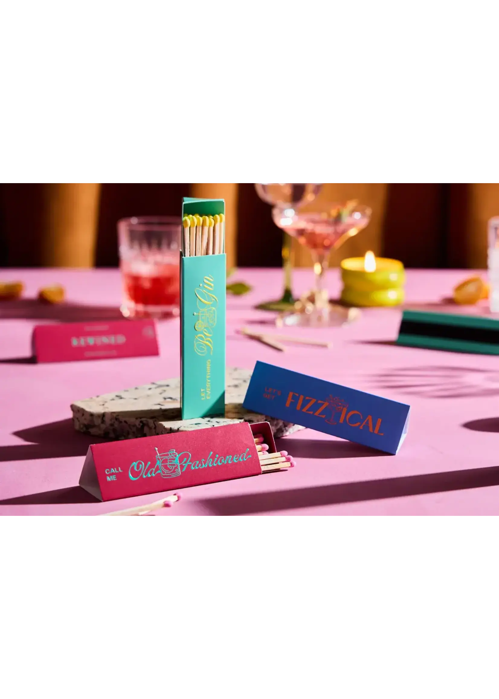 Rewind Rewined Cocktail Triangle Matchbox