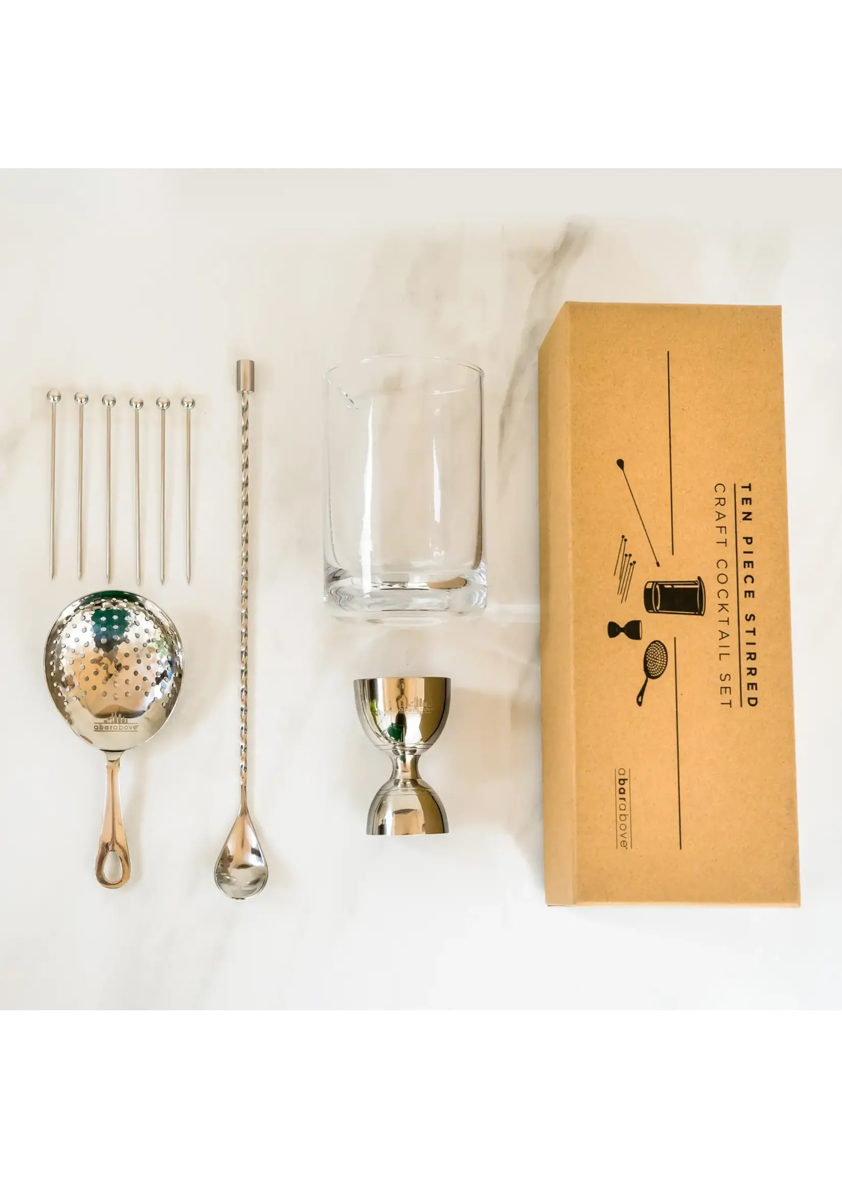 A Bar Above Stirred Cocktail Set -Stainless Steel