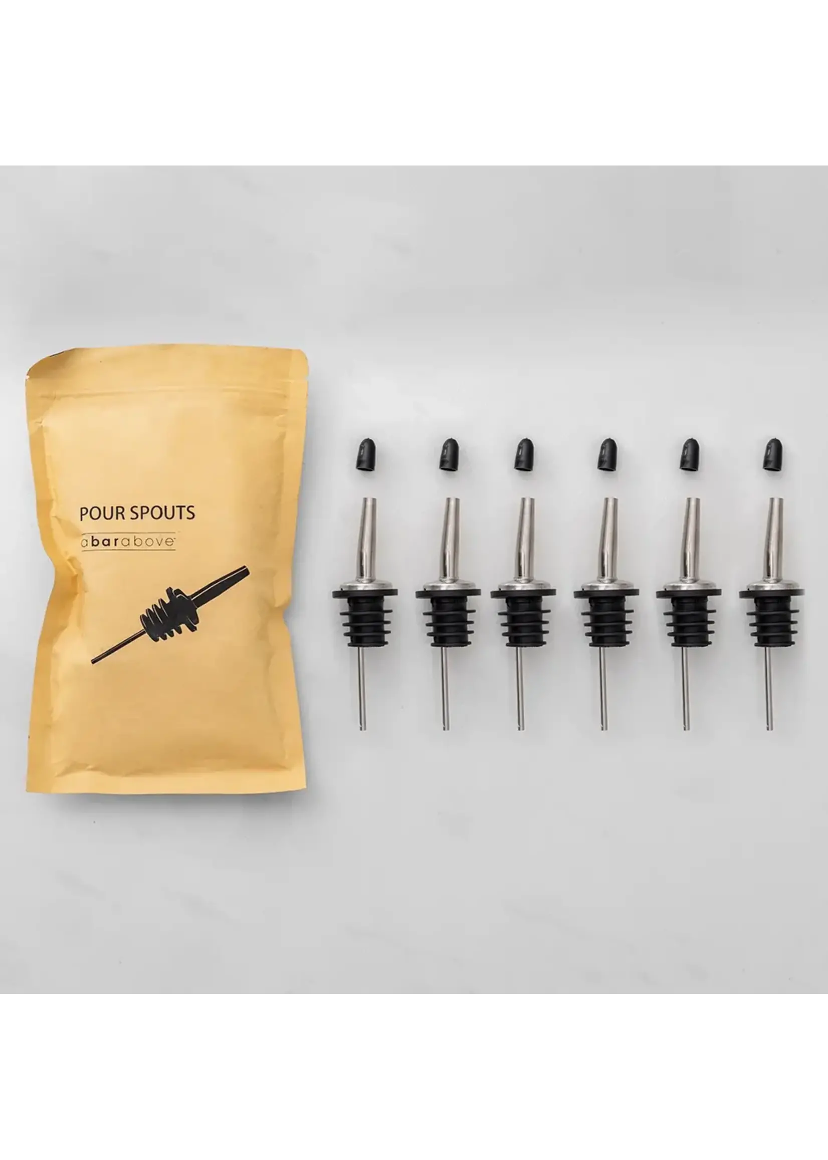 A Bar Above Pour Spouts (6pc) - Stainless Steel