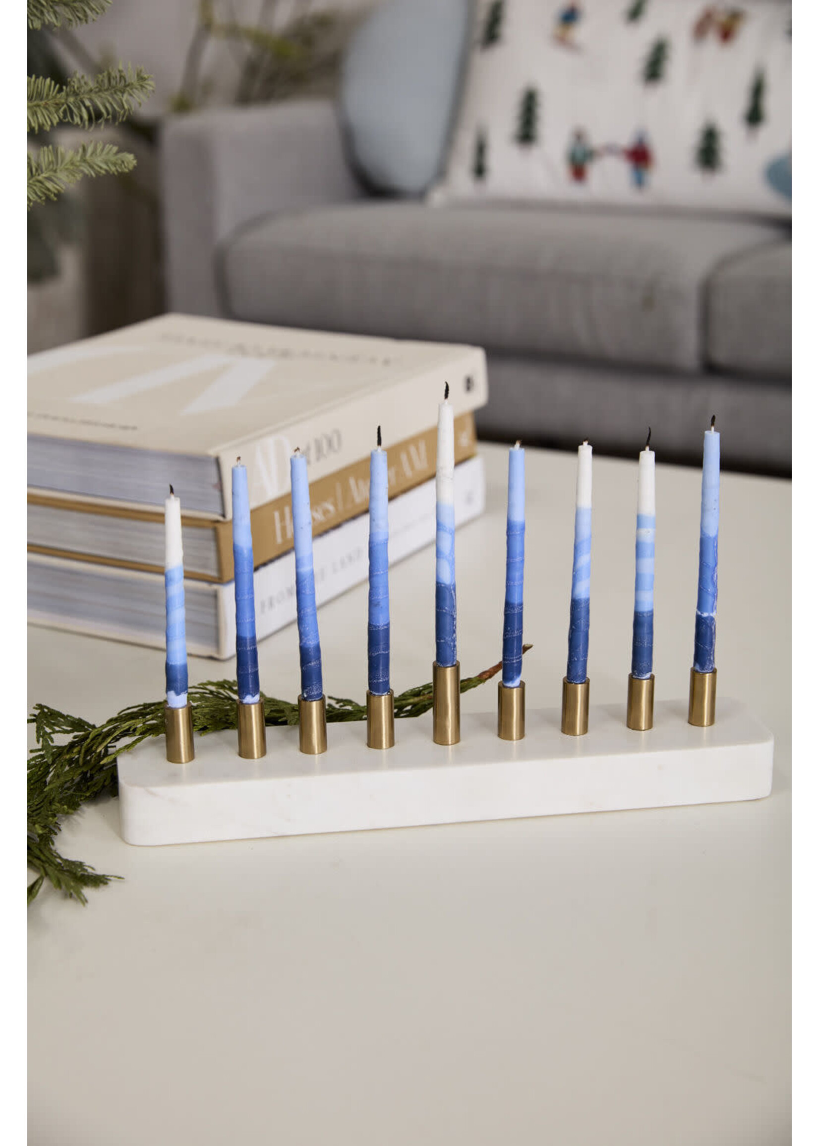 Noam Menorah 12"x 2.5"x 2.5"