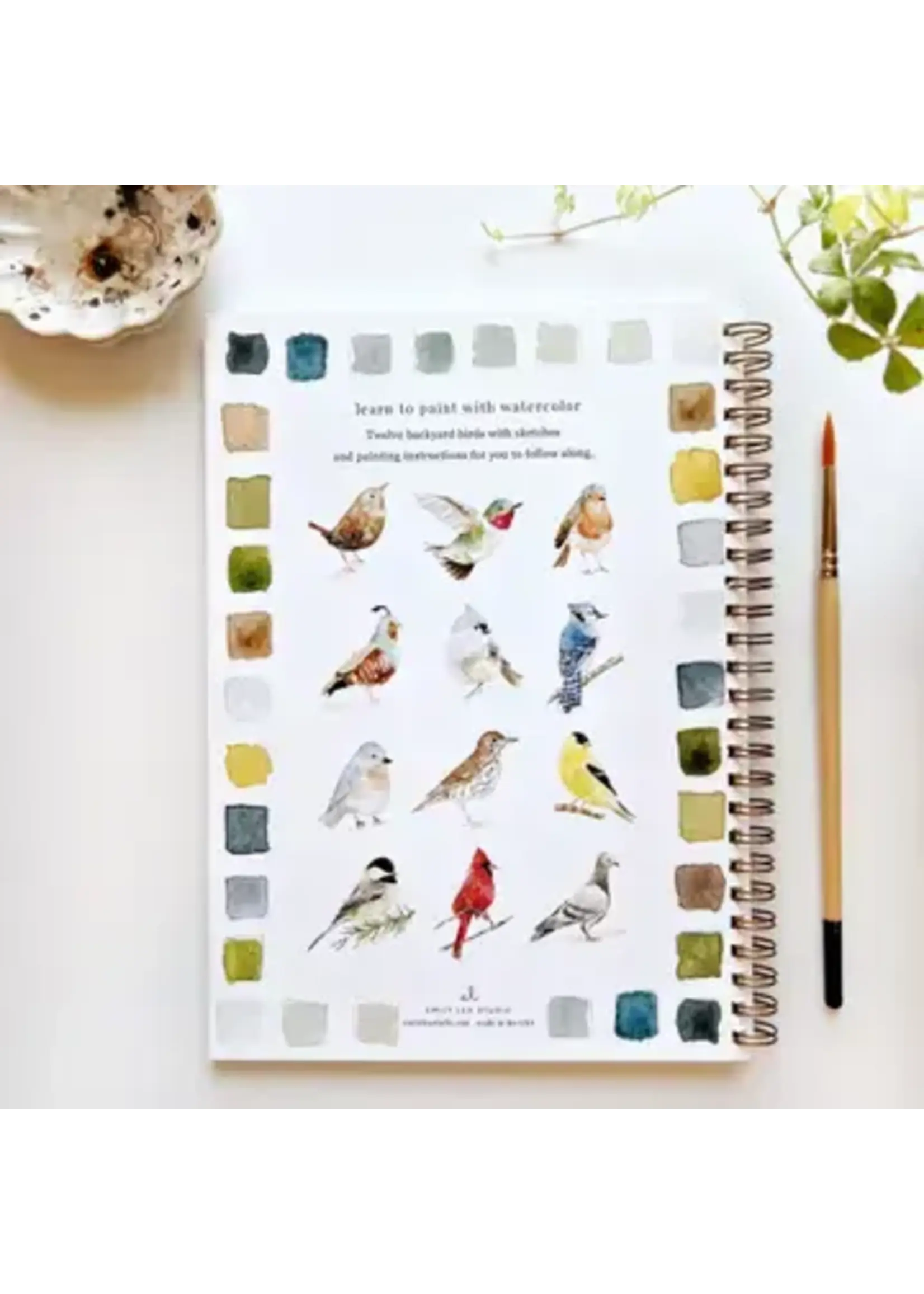 Emily Lex Studio Birds Watercolor Workbook