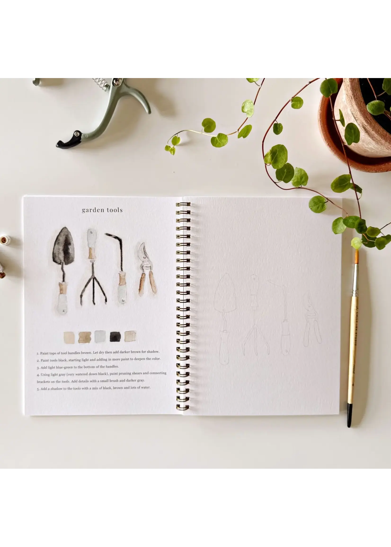 Emily Lex Studio Garden Watercolor Workbook