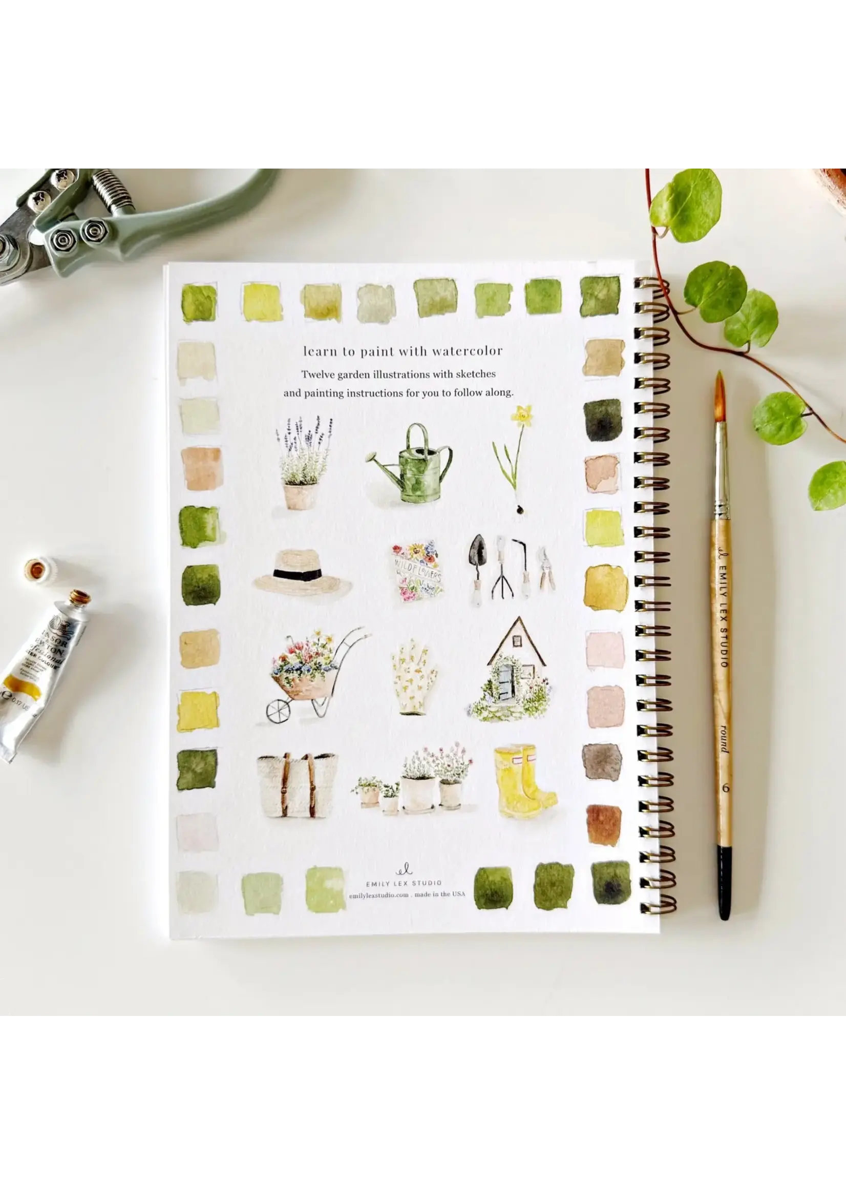 Emily Lex Studio Garden Watercolor Workbook
