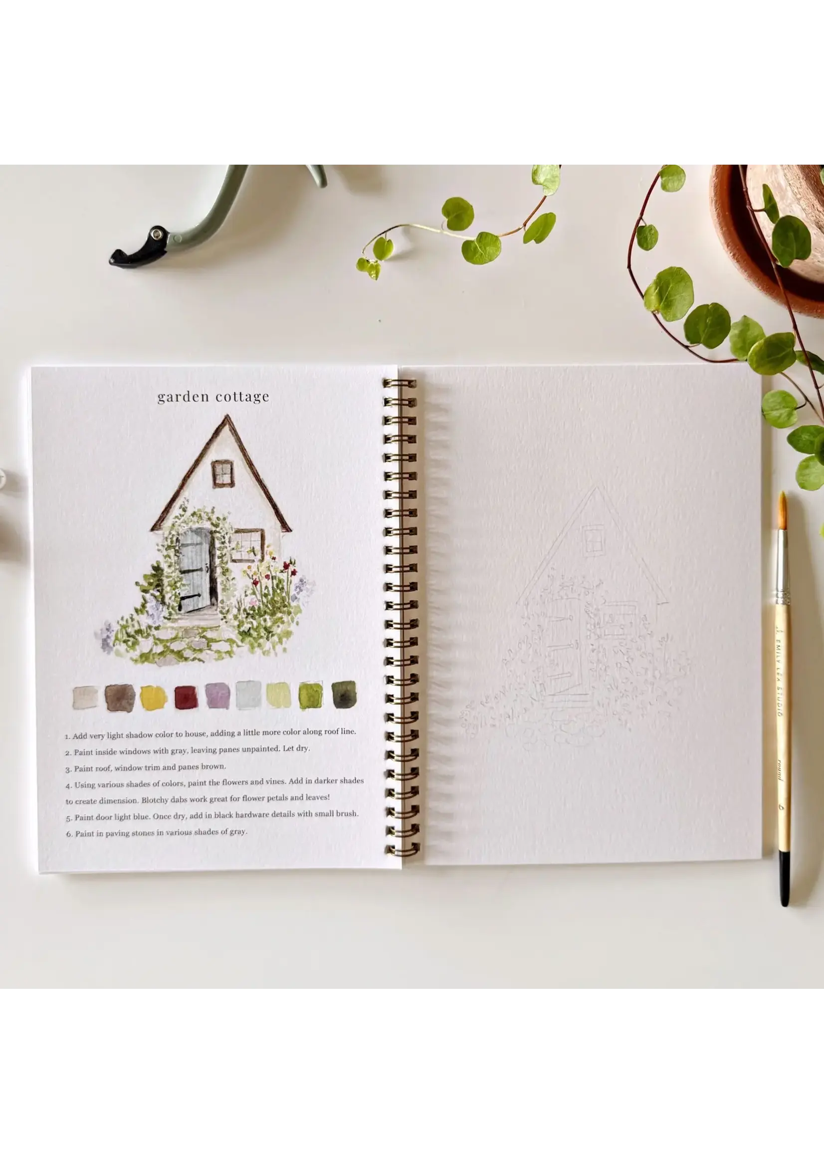 Emily Lex Studio Garden Watercolor Workbook