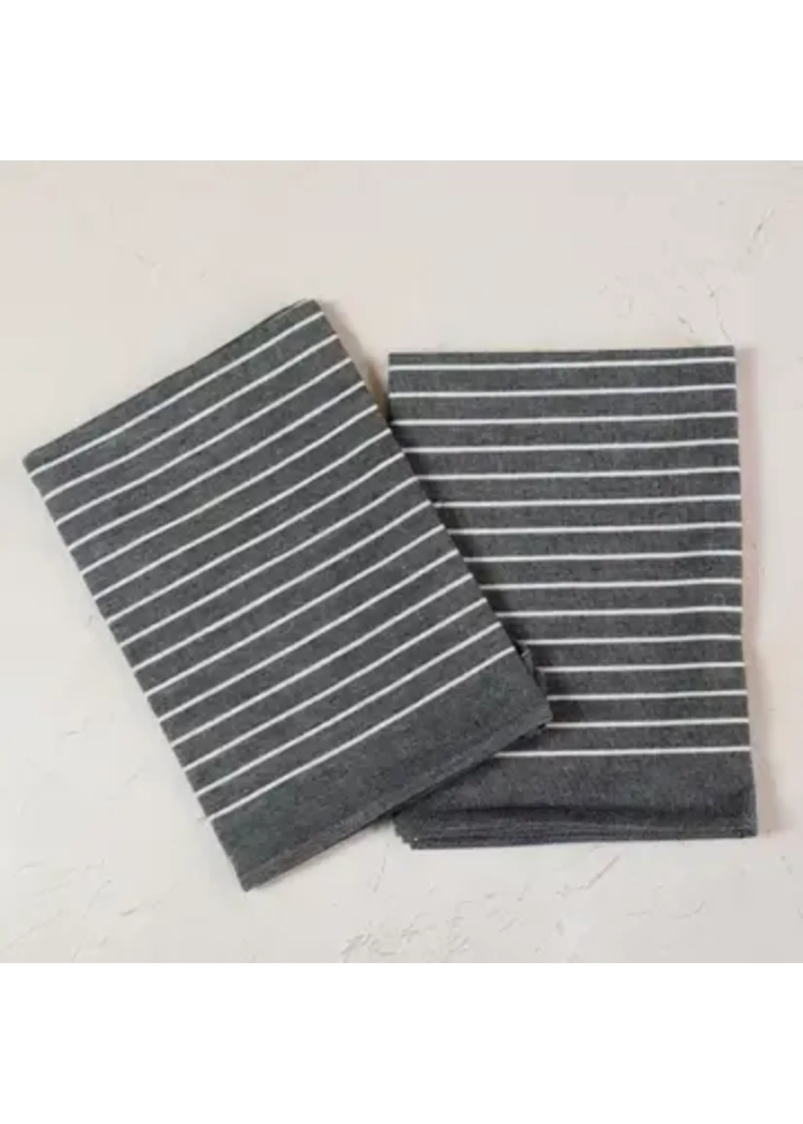 Sobremesa Gray Cotton Tea Towels Kitchen Essentials - Set of 2