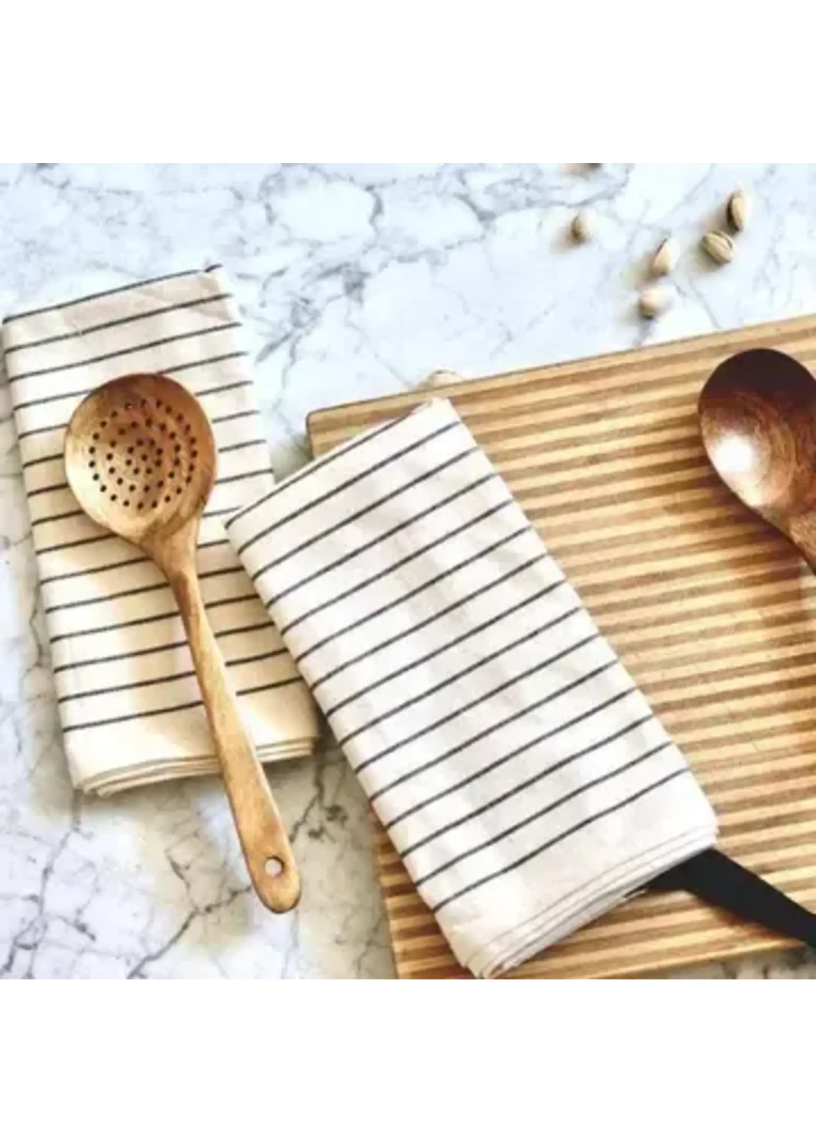Sobremesa Cotton Tea Towels in Ivory Kitchen Essentials - Set of 2