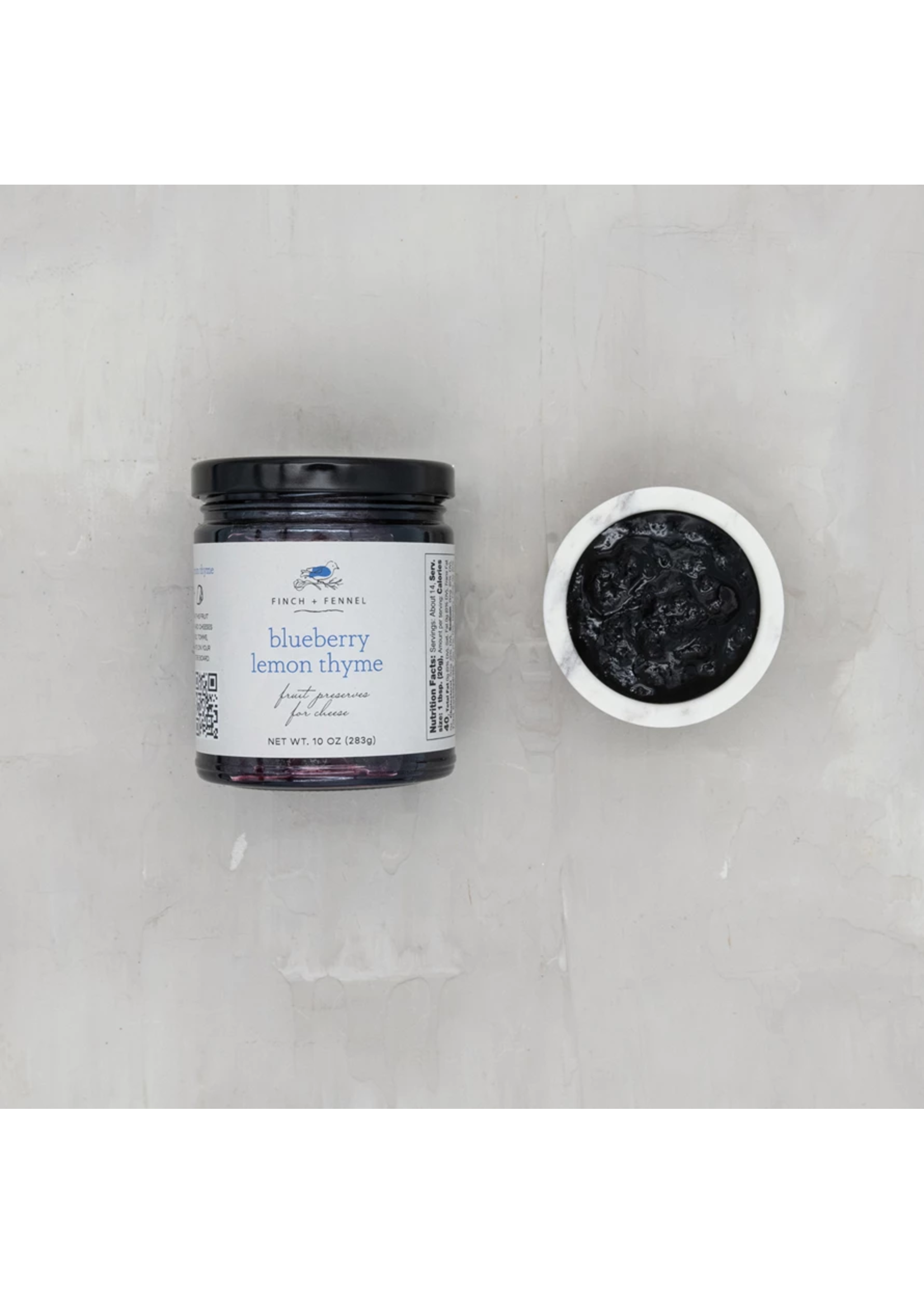 Finch + Fennel Blueberry Lemond thyme Cheese Preserves