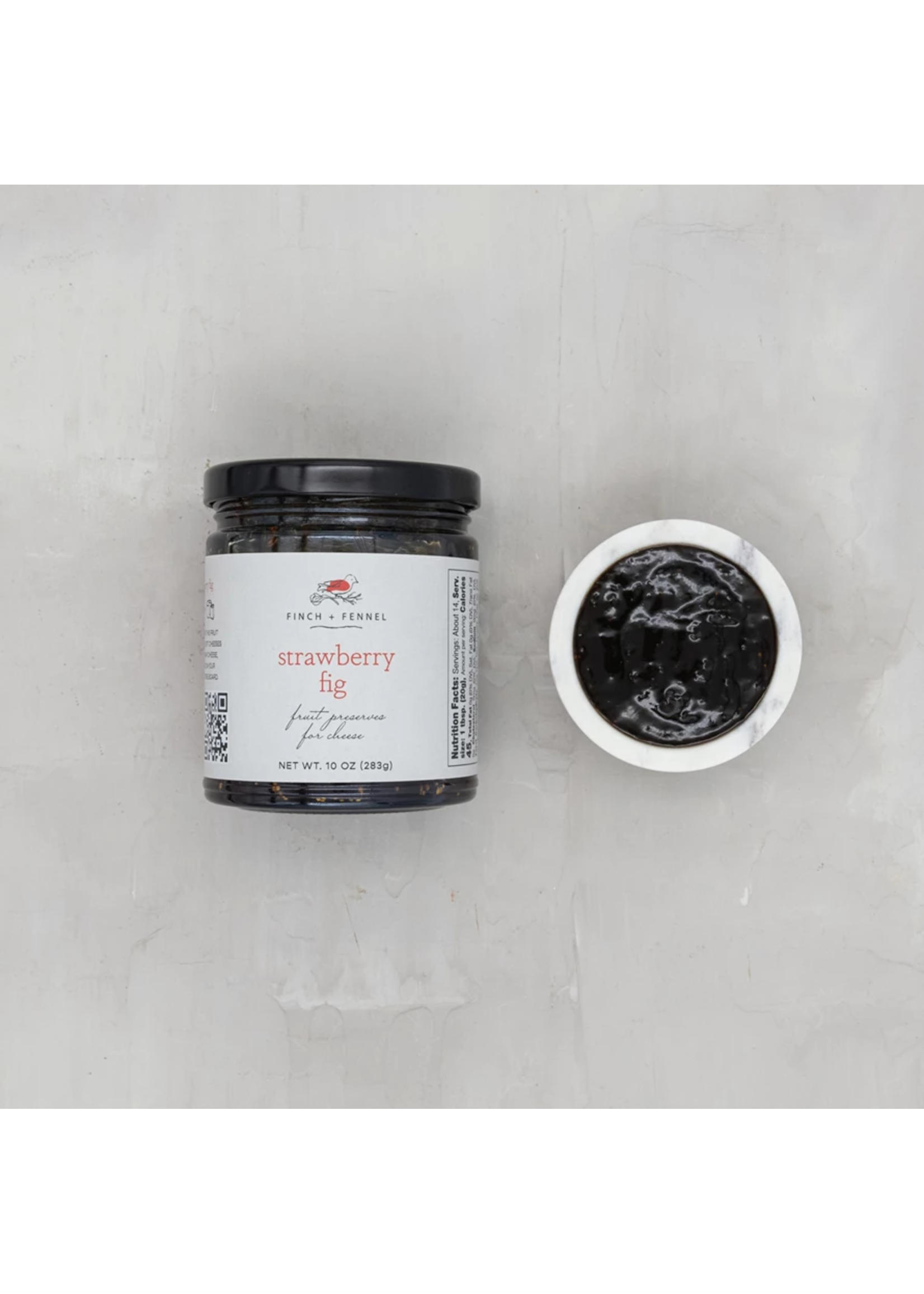 Finch + Fennel Strawberry Fig Cheese Preserves