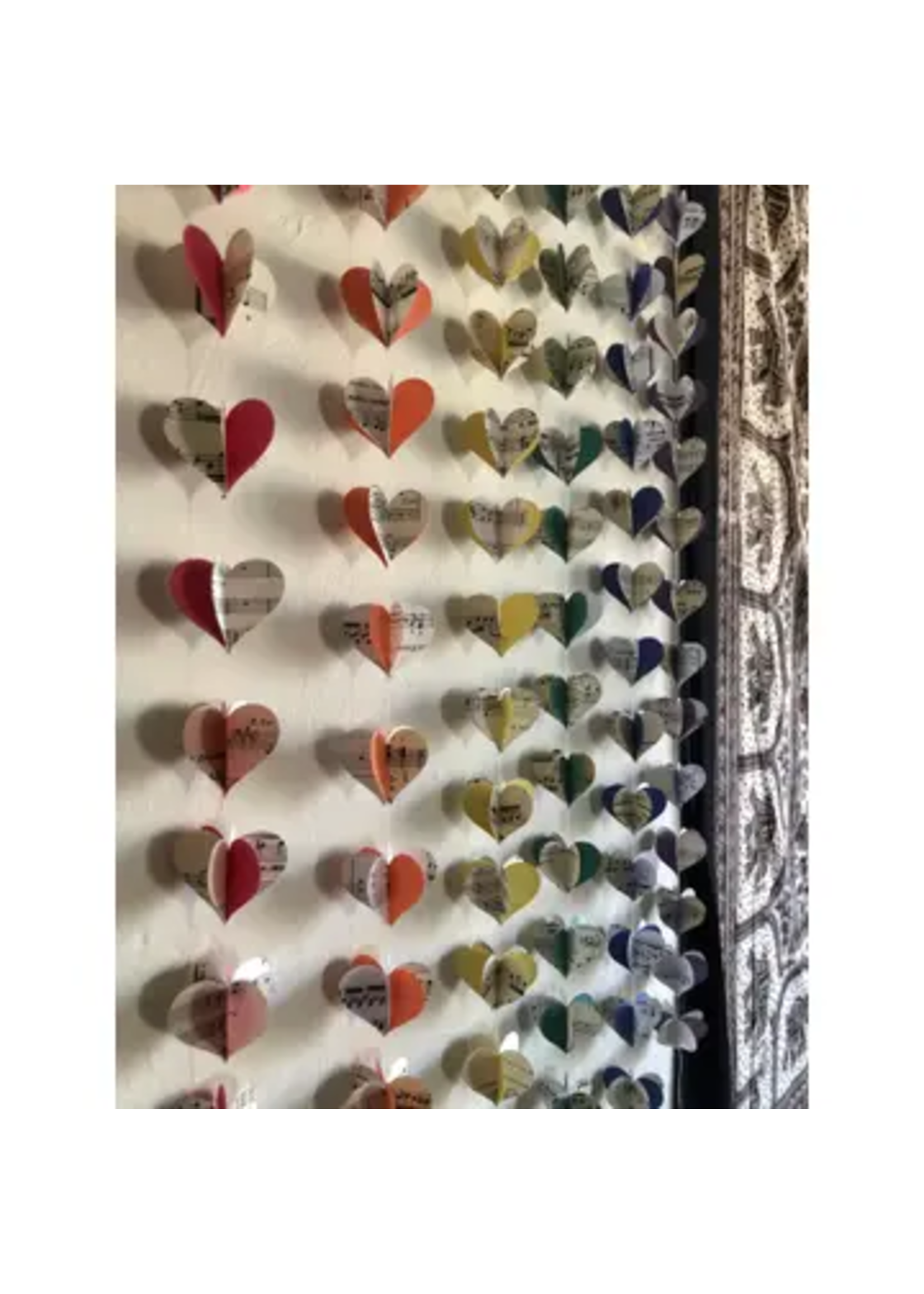 Montclair Made Heart Garland (Yellow)