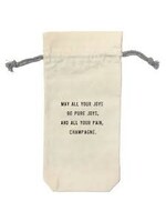 May All Your Joys Wine Bag