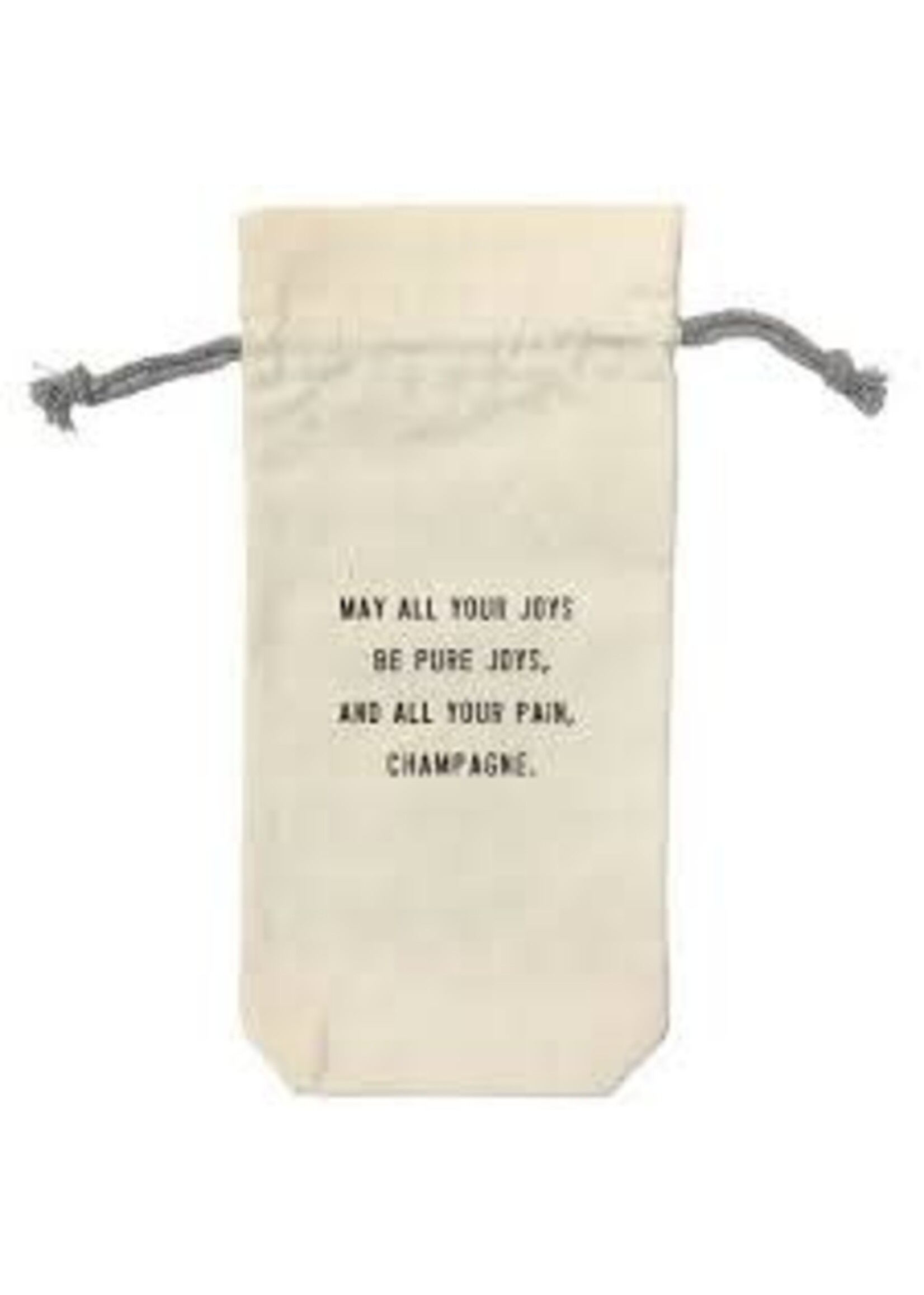 May All Your Joys Wine Bag
