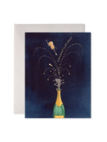 Greeting Card - Flying Cork | Congrats Champagne