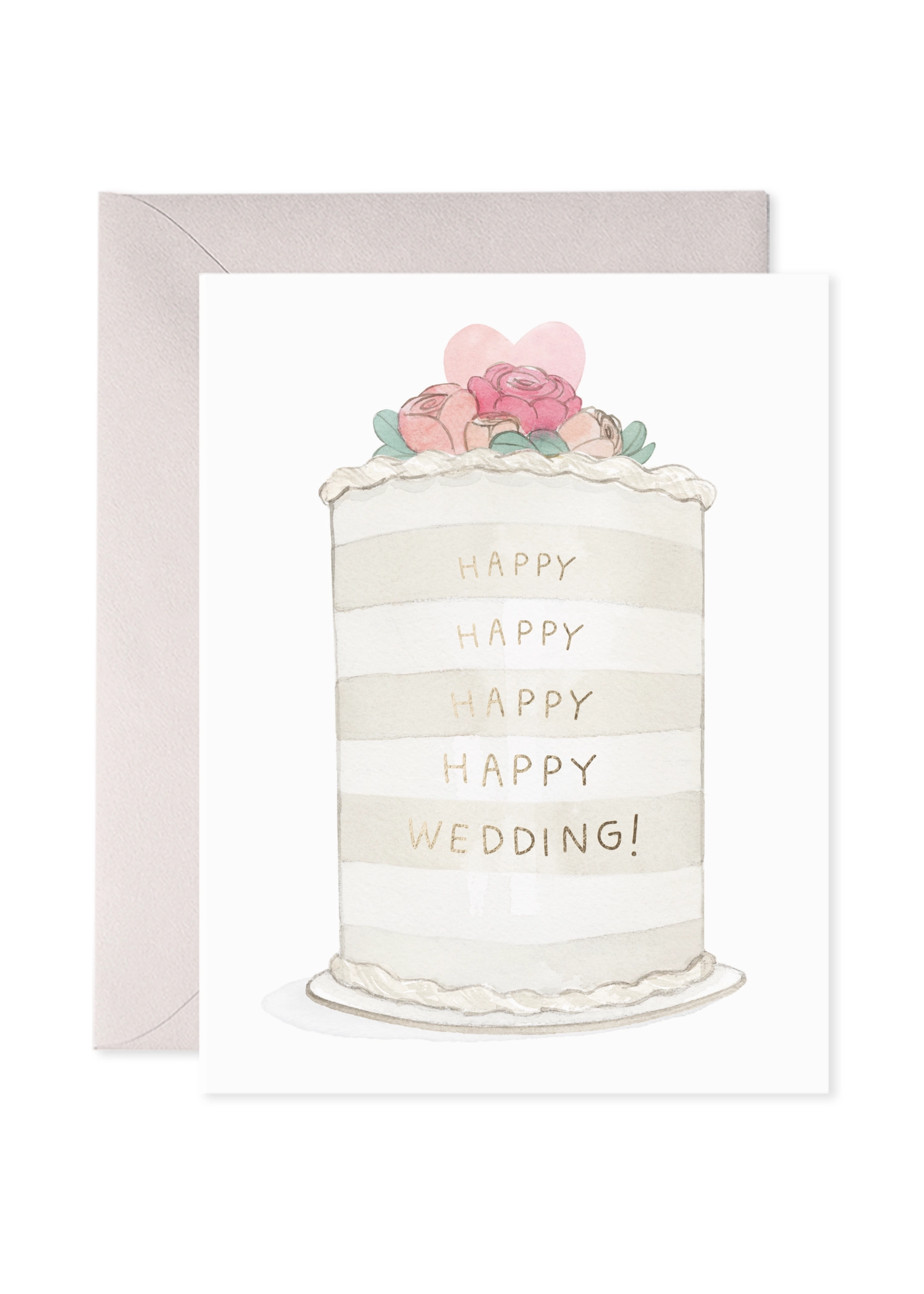 Greeting Card - Frosted Wedding