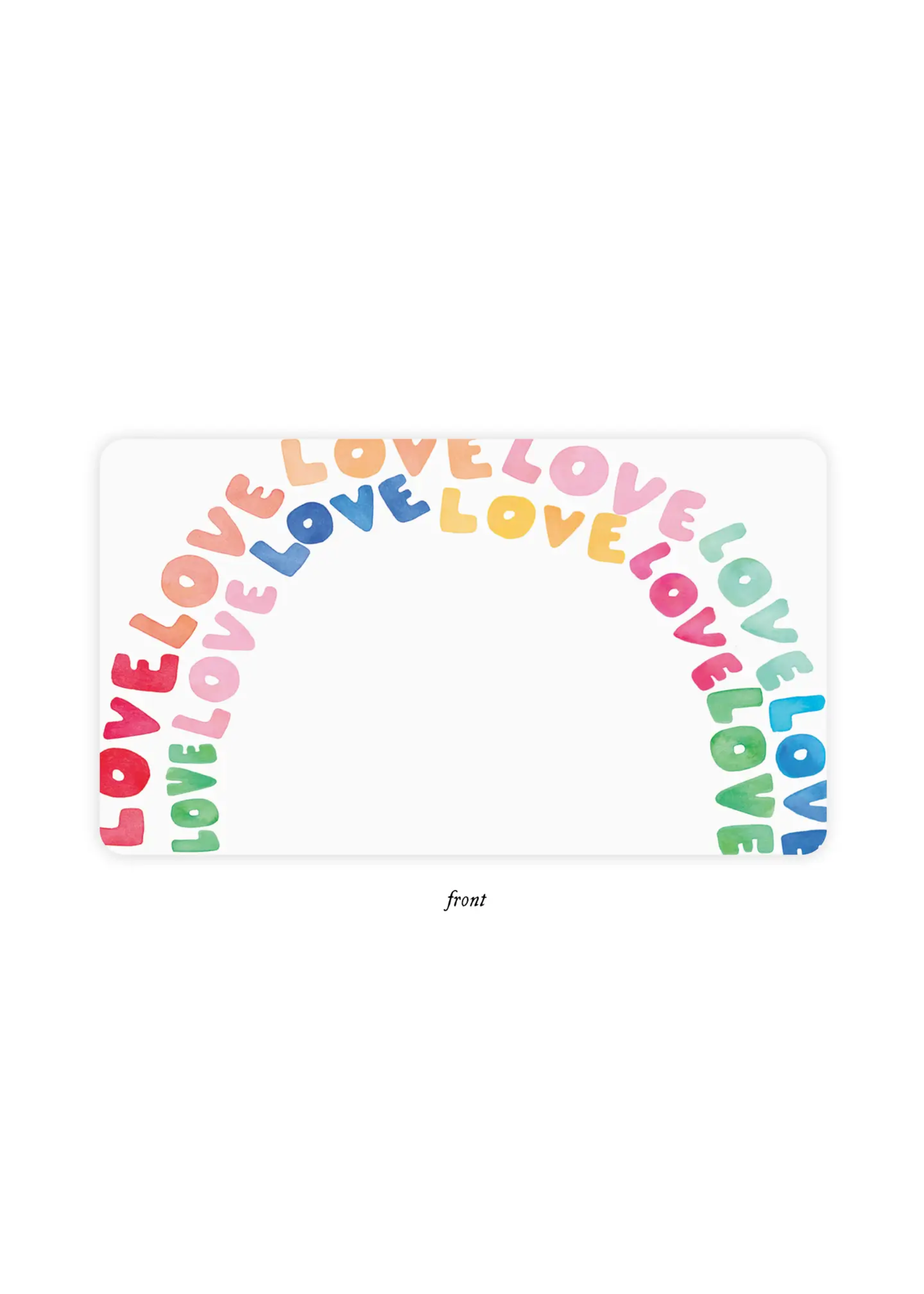 Love Rainbow Little Notes
