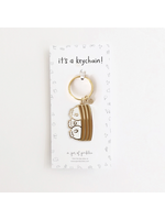 A Jar of Pickles Bao Dumpling Basket Keychain
