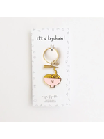 A Jar of Pickles Noodle Bowl Mini Bag Charm Enamel Keychain