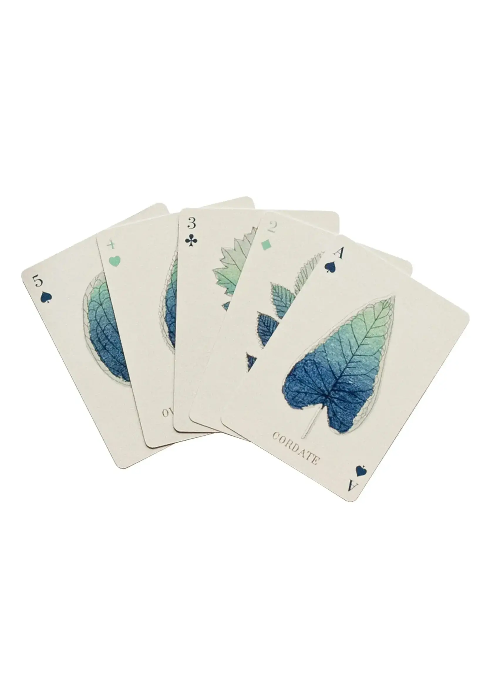 Rommytown Playing Cards - Set of Two Decks - Shapes of Leaves