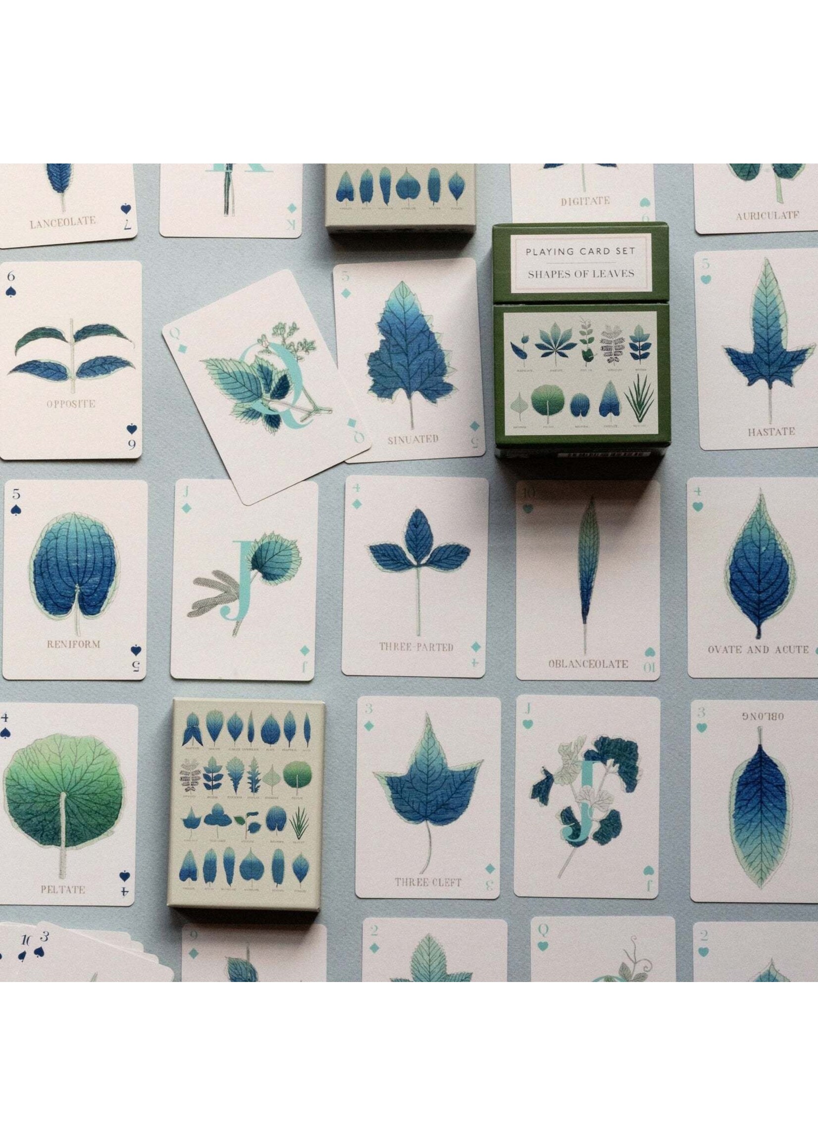 Rommytown Playing Cards - Set of Two Decks - Shapes of Leaves