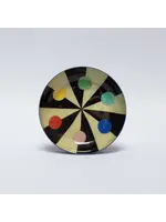 Rommytown Benson’s Colour Hexagon Round Enamel Tray