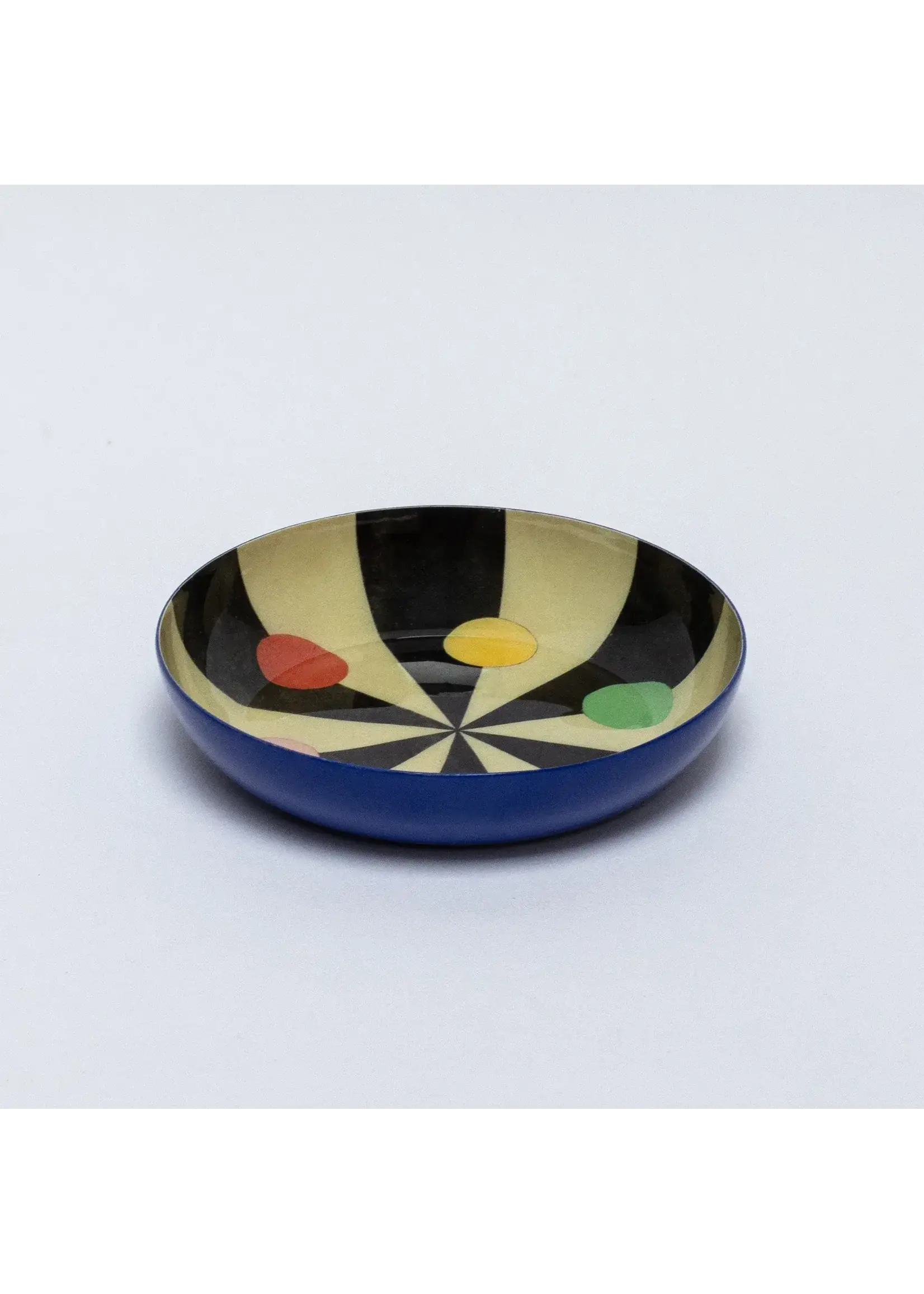 Rommytown Benson’s Colour Hexagon Round Enamel Tray