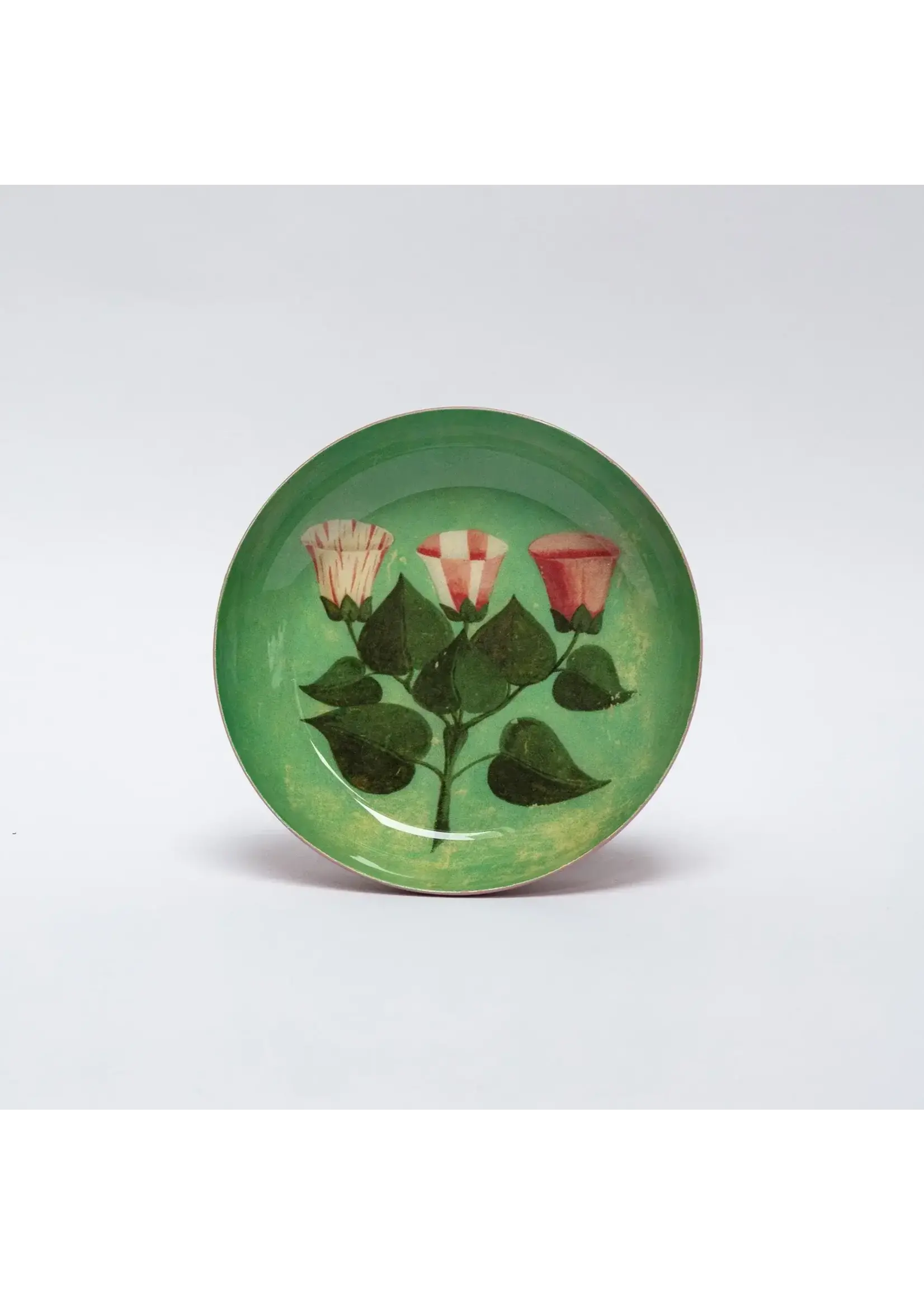 Rommytown Festival of Flowers Round Enamel Tray