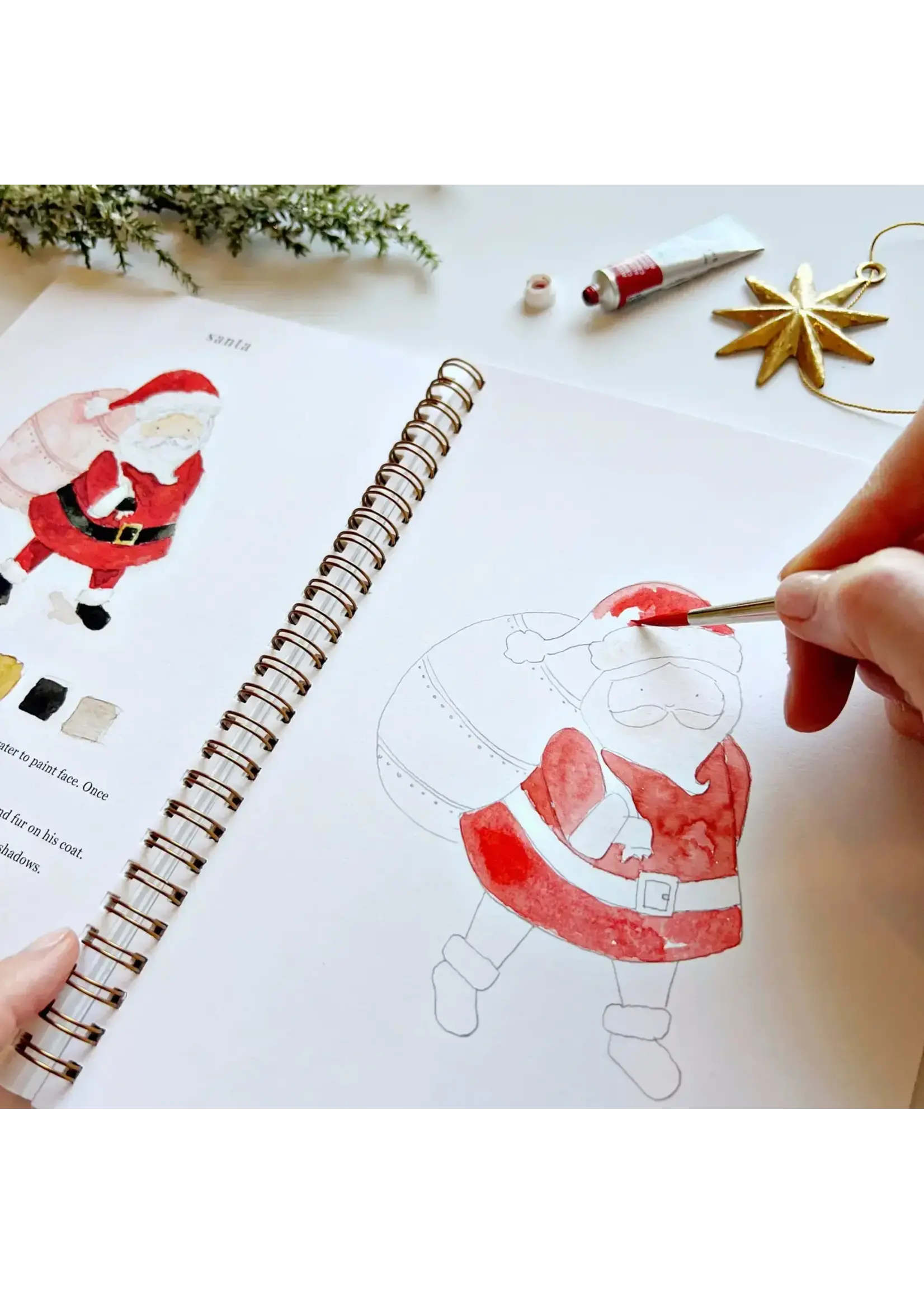 Emily Lex Studio Christmas Watercolor Workbook