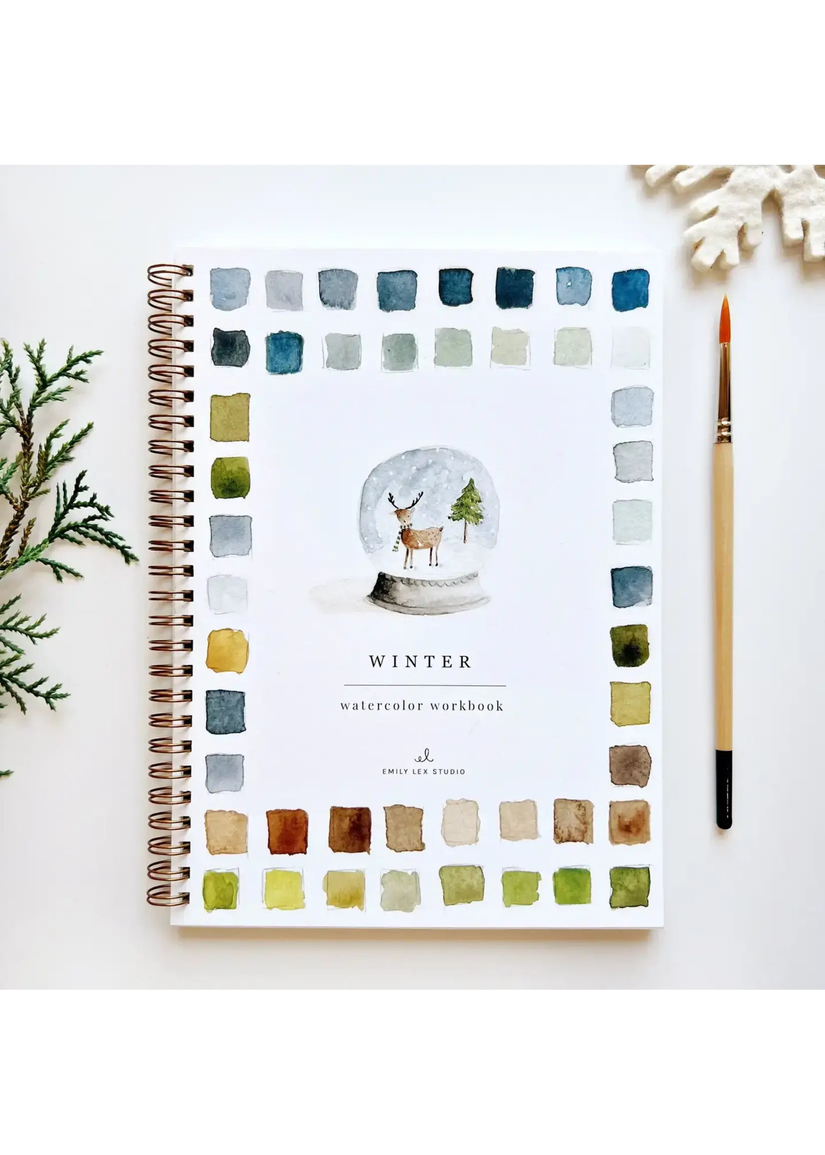 Emily Lex Studio Winter Watercolor Workbook