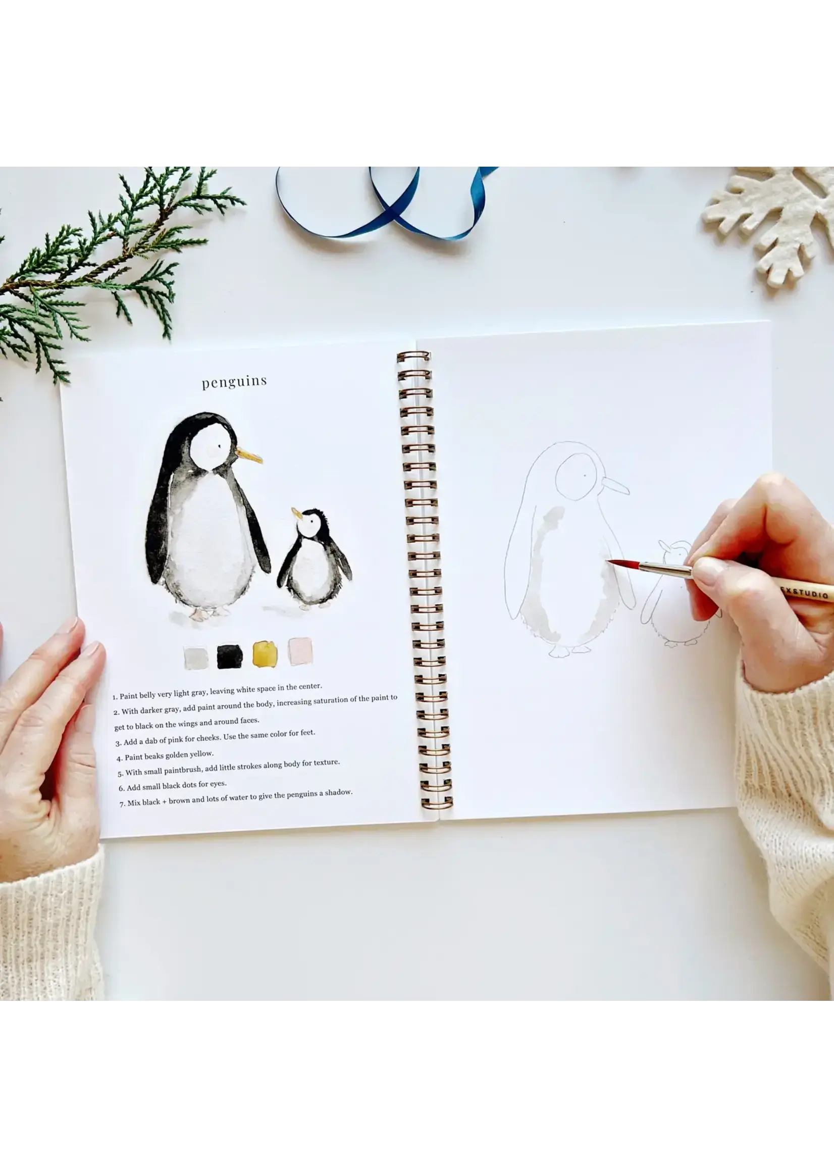 Emily Lex Studio Winter Watercolor Workbook