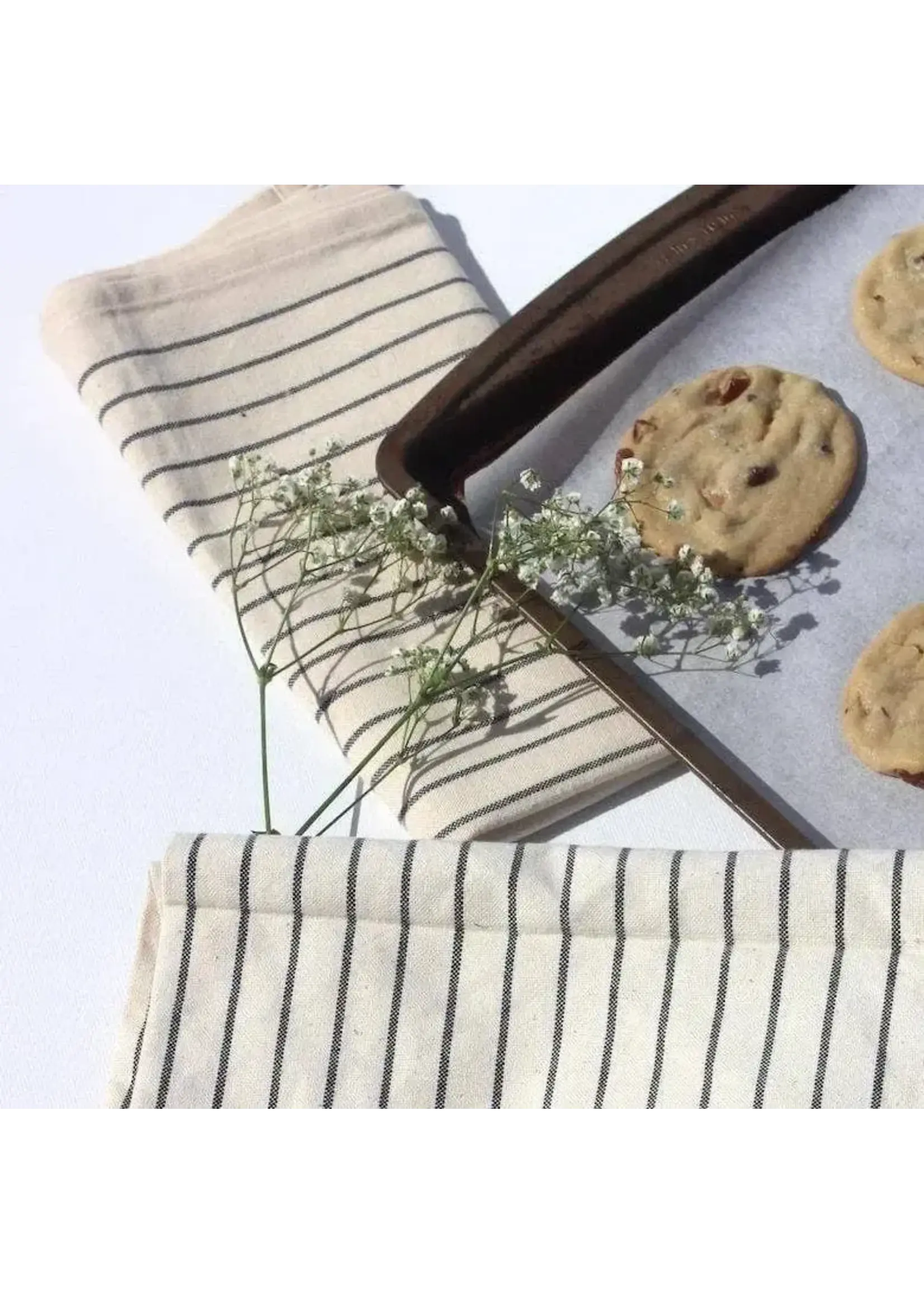 Sobremesa Cotton Tea Towels in Ivory Kitchen Essentials - Set of 2