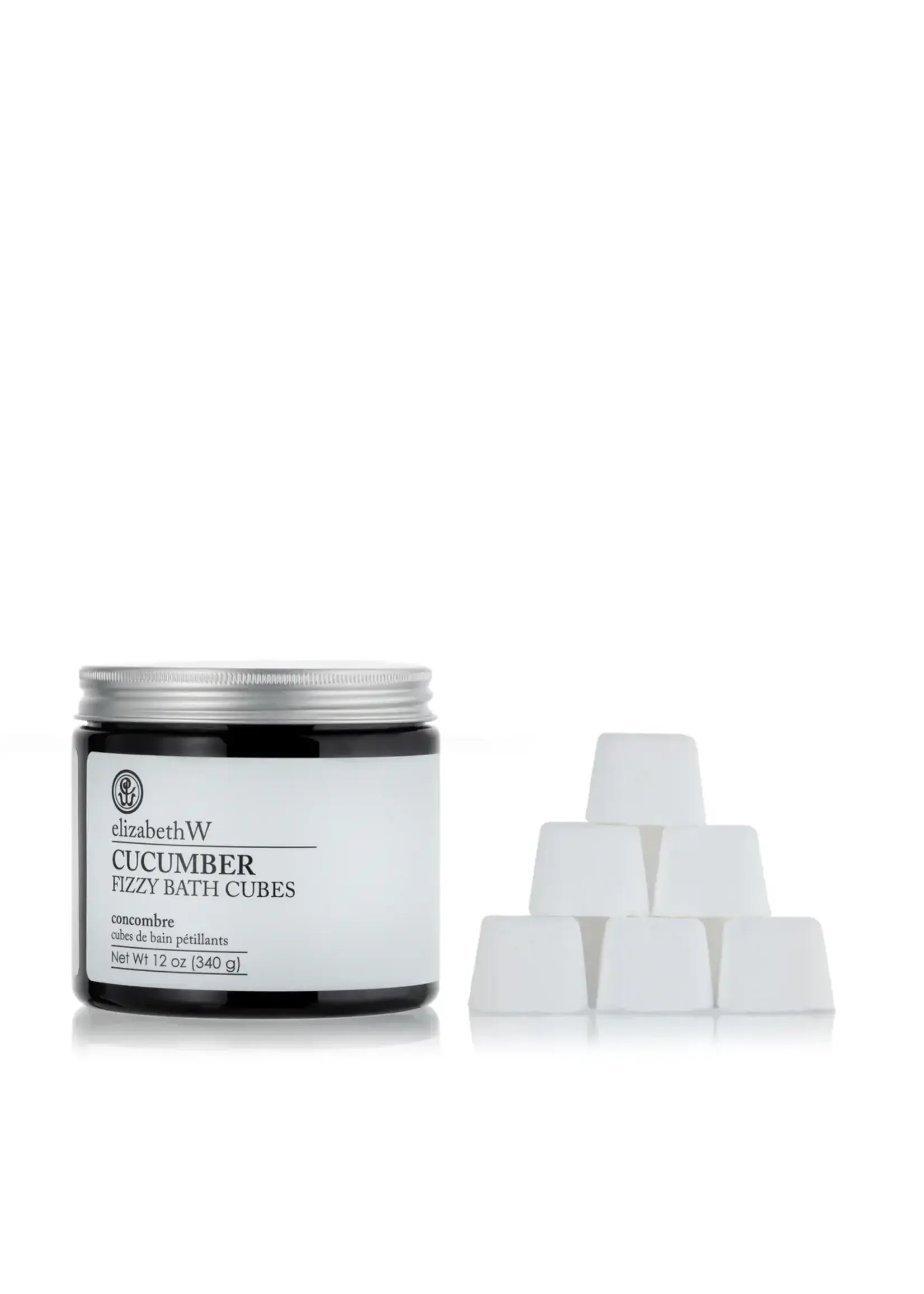 Elizabeth W Cucumber Fizzy Bath Cubes