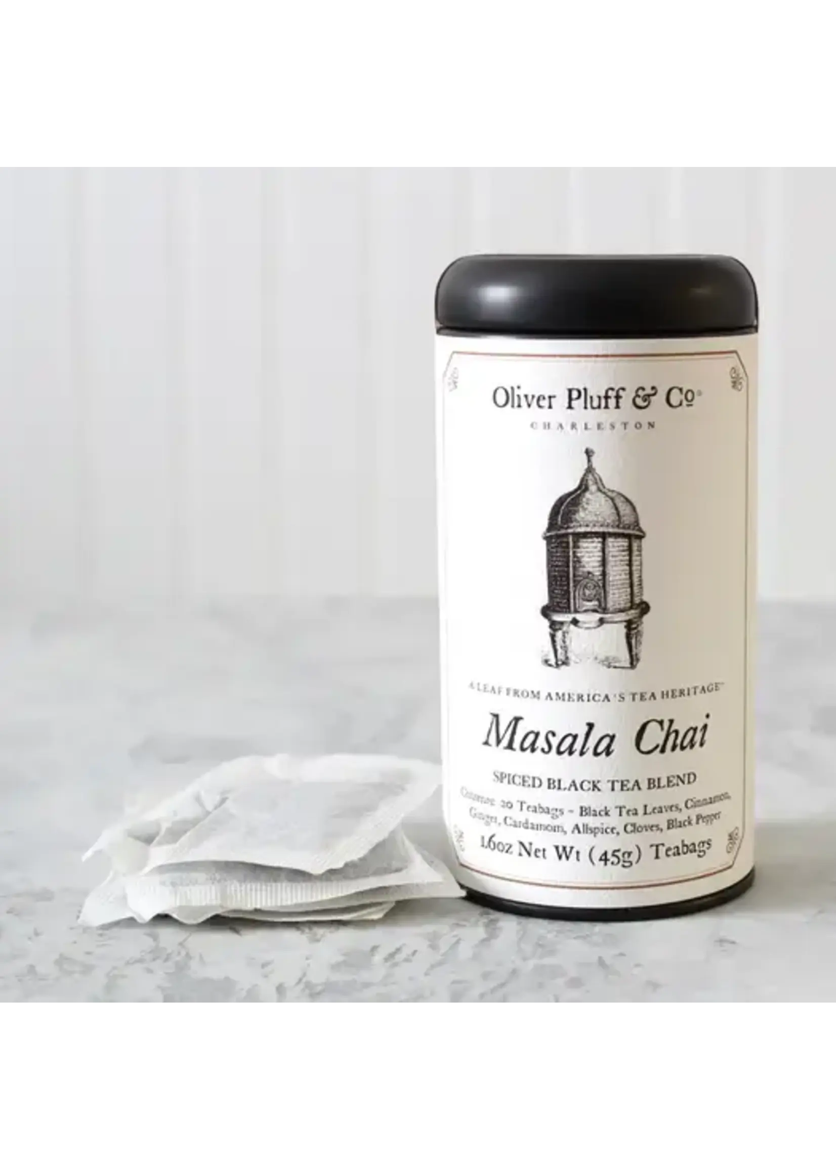Oliver Pluff & Company Masala Chai - 20 Teabags in Signature Tea Tin