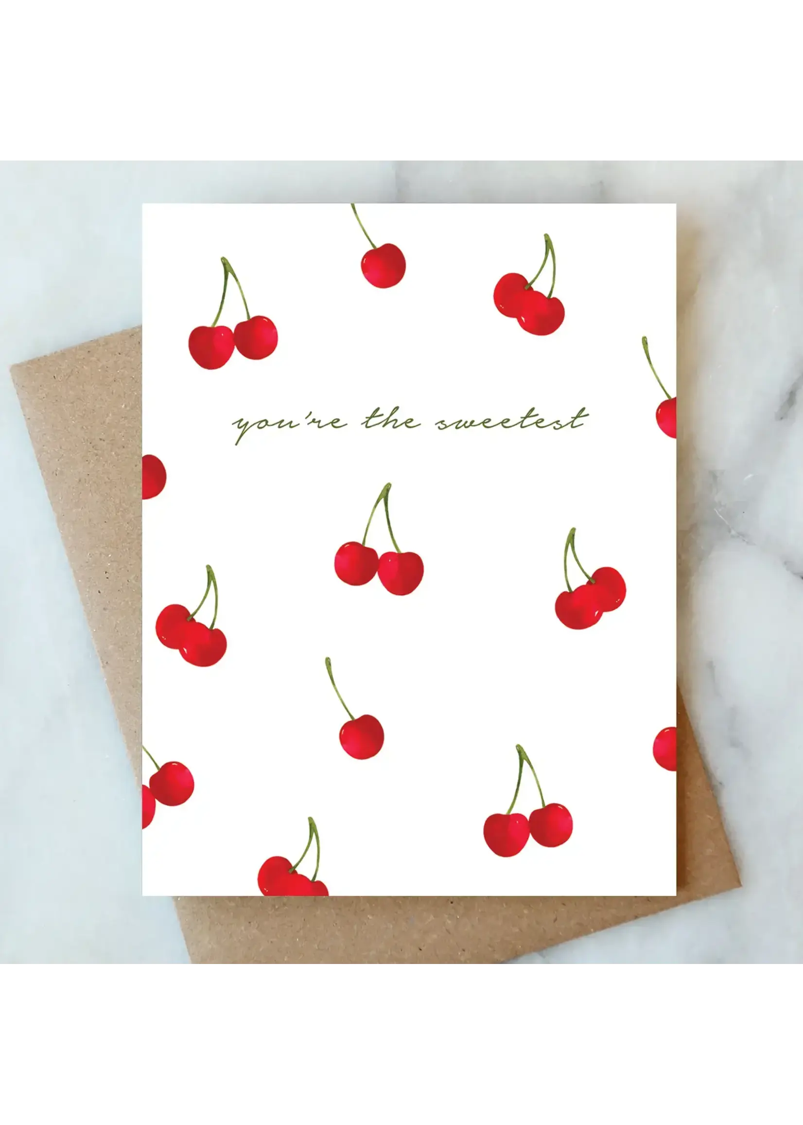 Abigail Jayne Design Sweet Cherries Greeting Card | Love Friendship