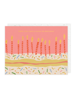 Seedlings Candle Wishes Birthday Card