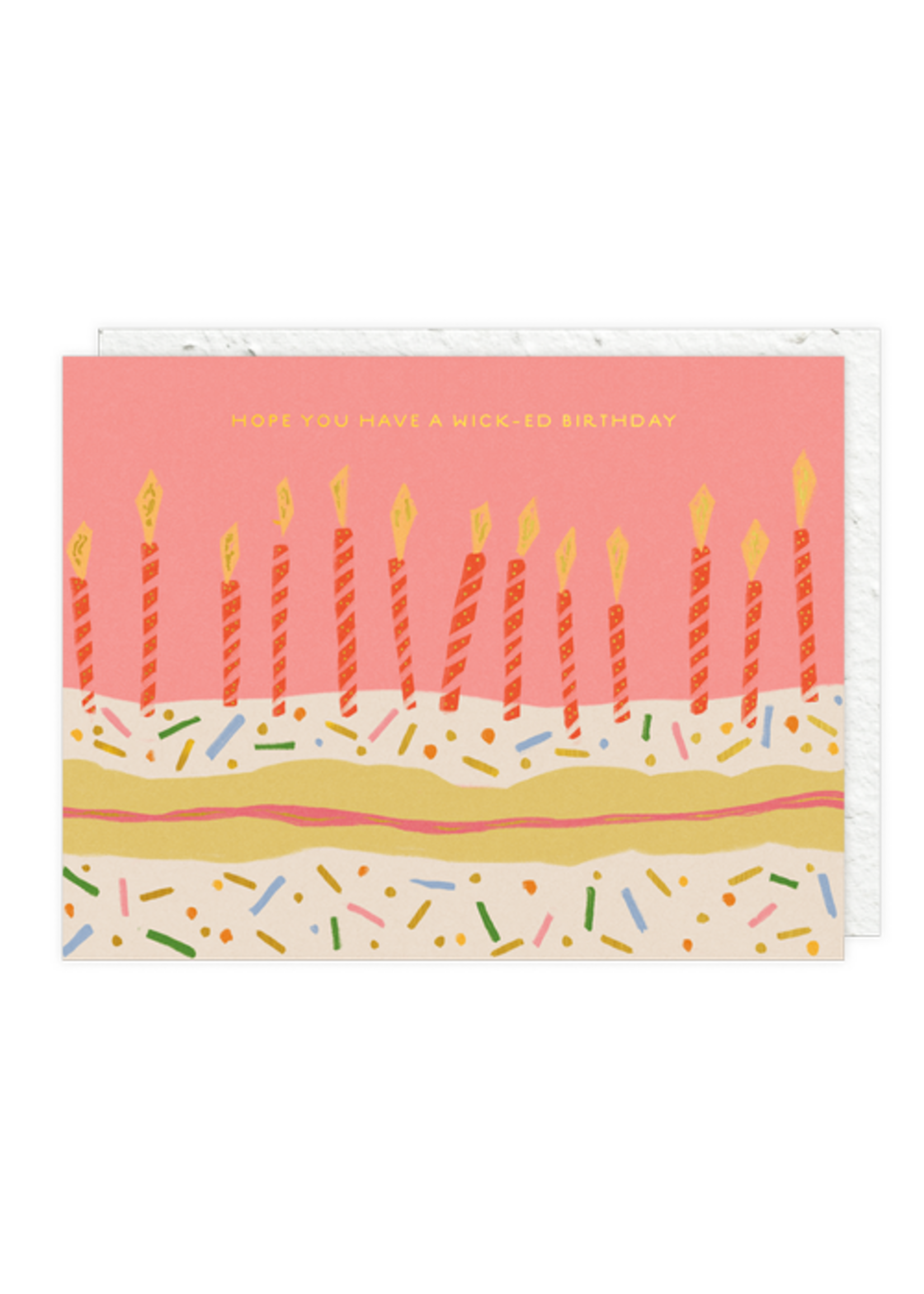 Seedlings Candle Wishes Birthday Card