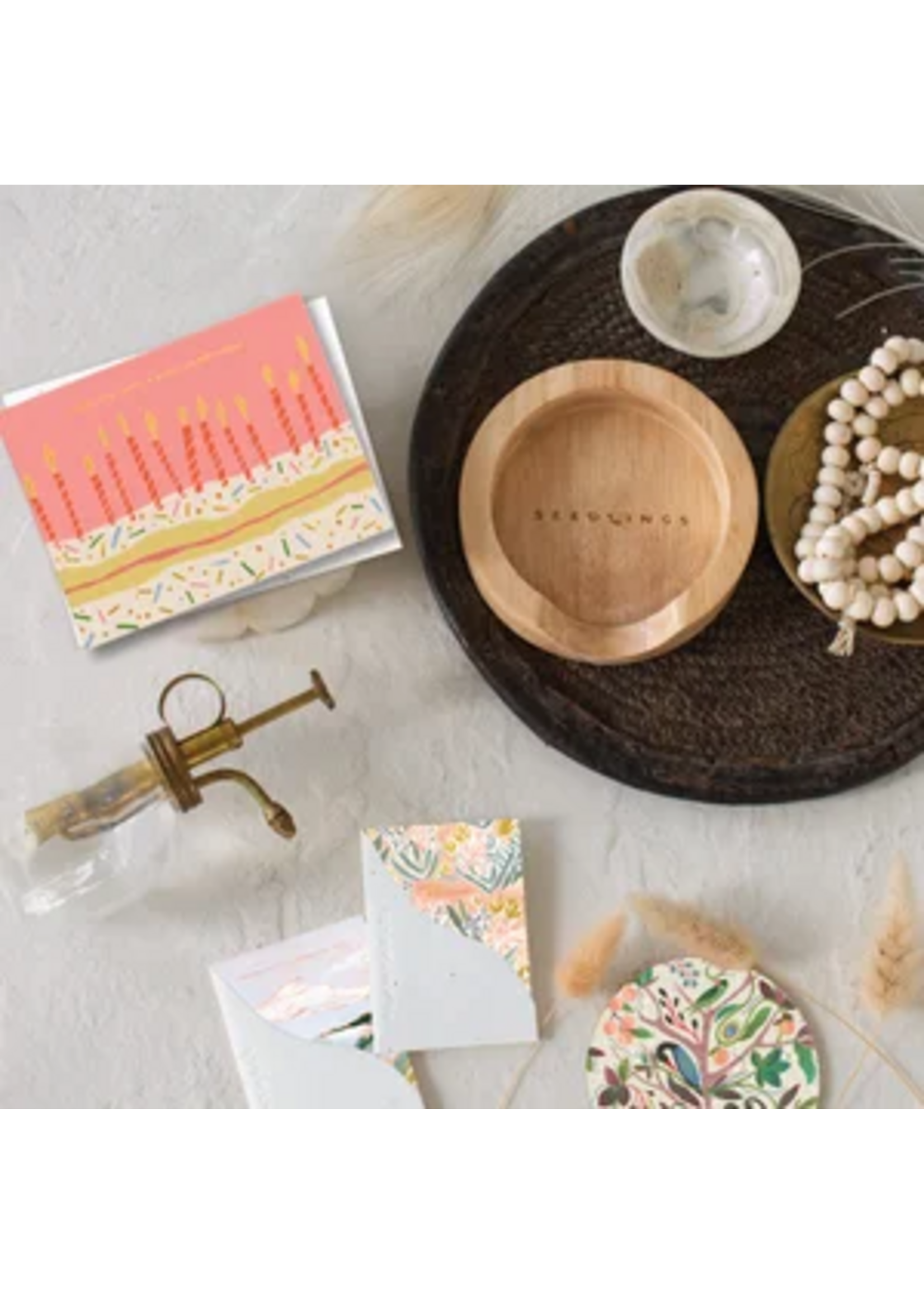 Seedlings Candle Wishes Birthday Card