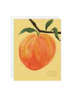 Seedlings Peach Thank You Card