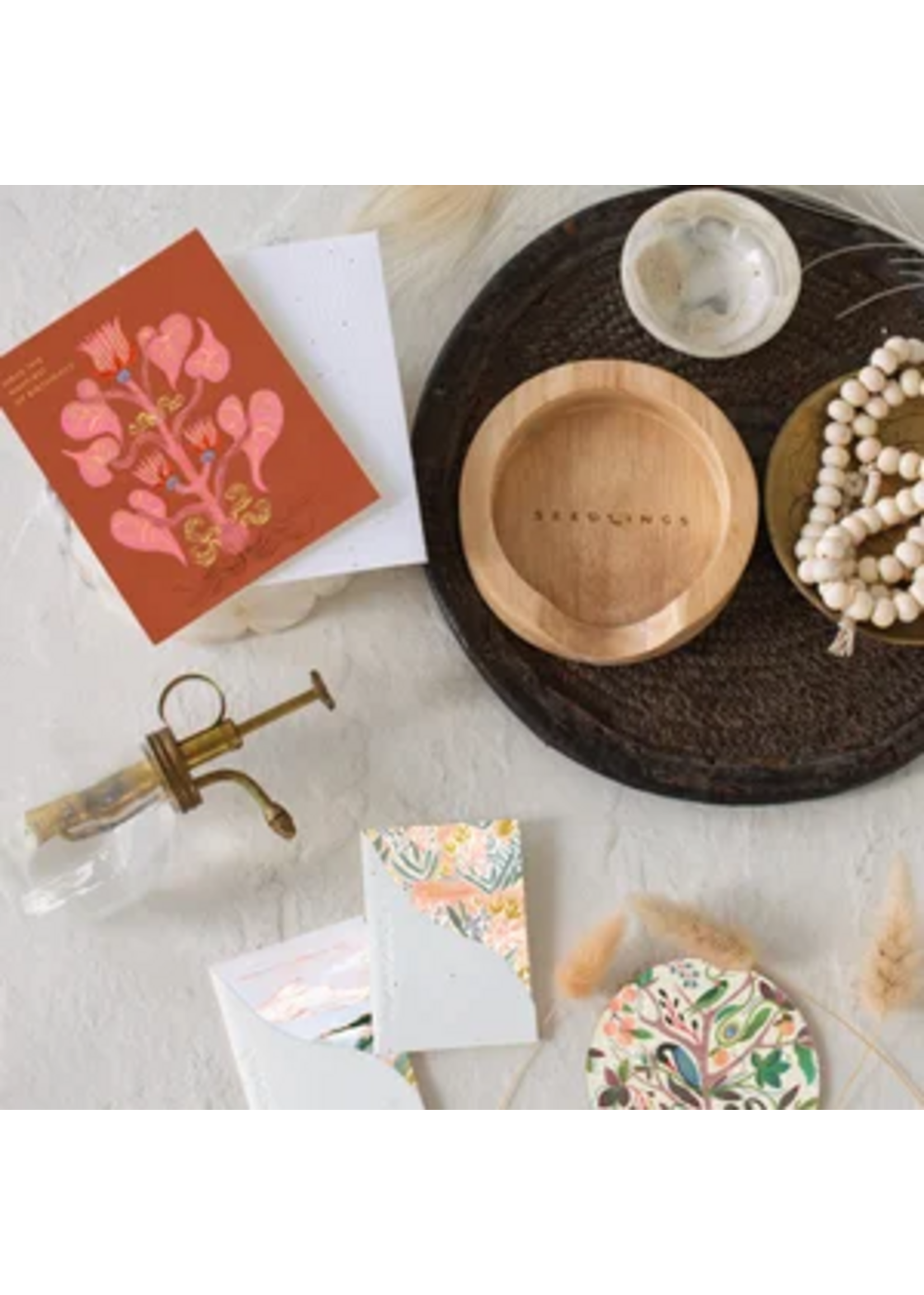 Seedlings Heart of Flowers Birthday Card