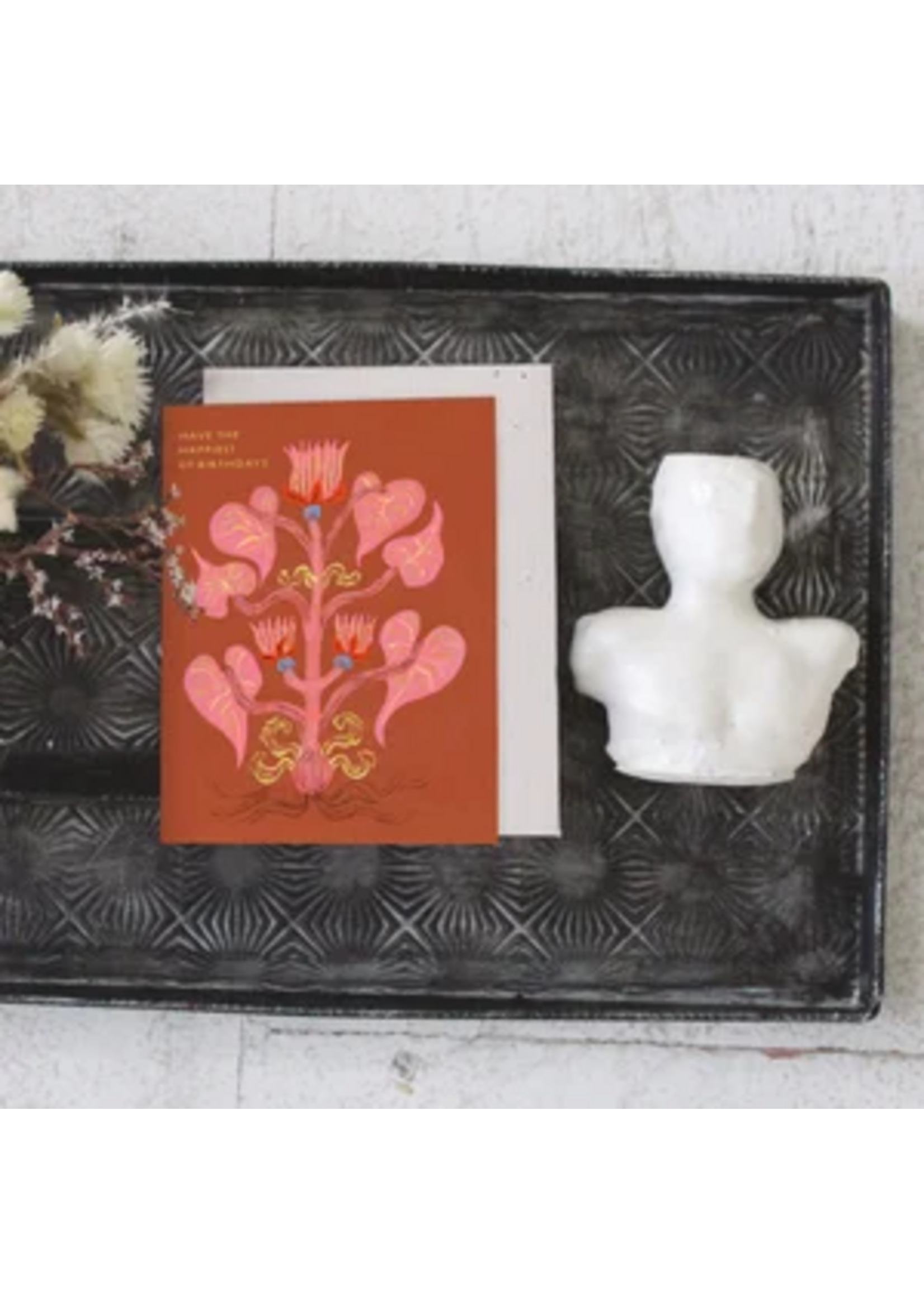 Seedlings Heart of Flowers Birthday Card