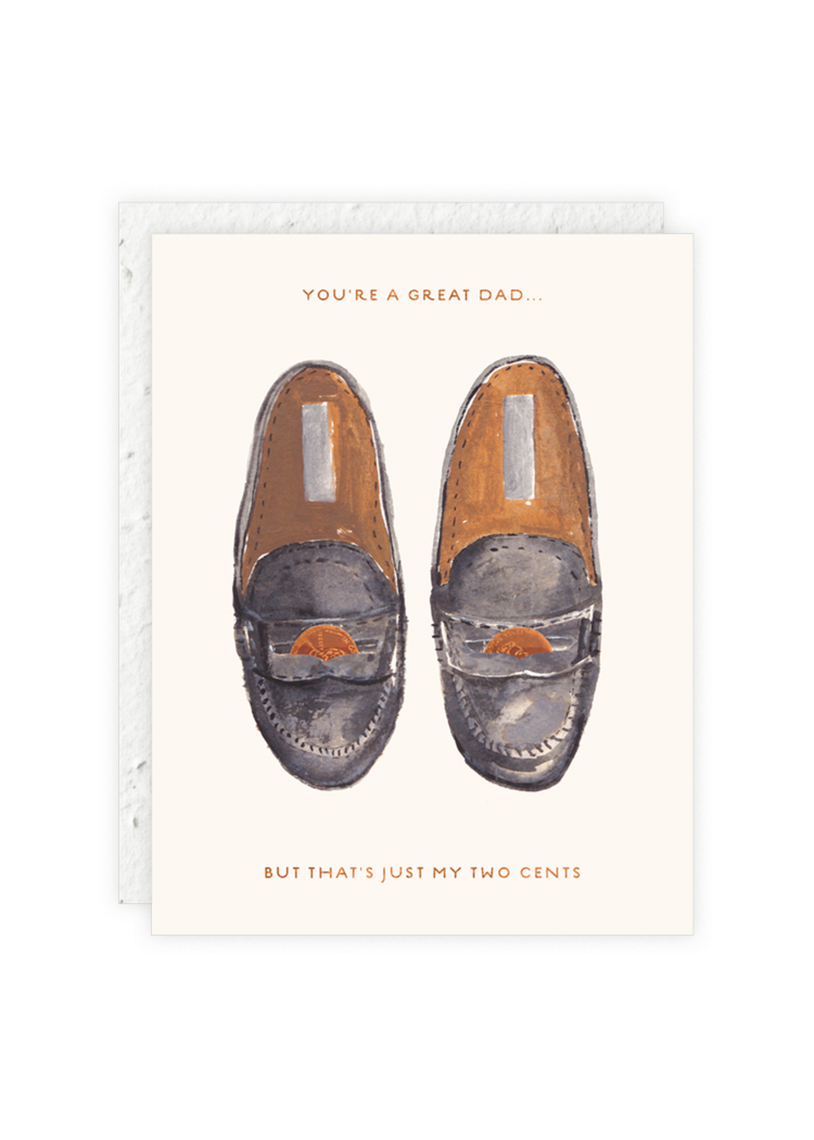 Seedlings Penny Loafers Father's Day Card