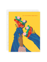 Seedlings Roller Skates Birthday Card