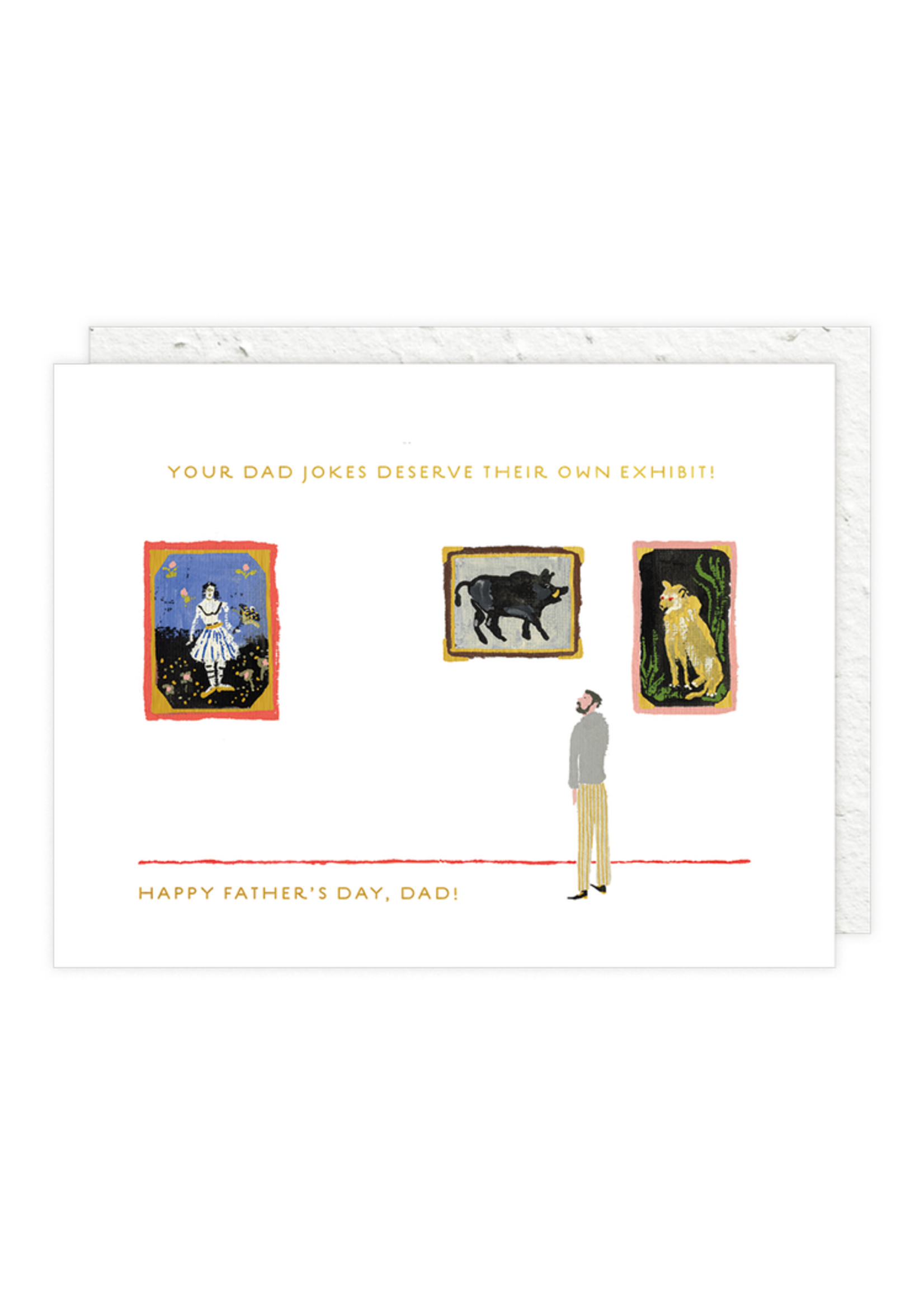 Seedlings Dad at the Museum Father's Day Card