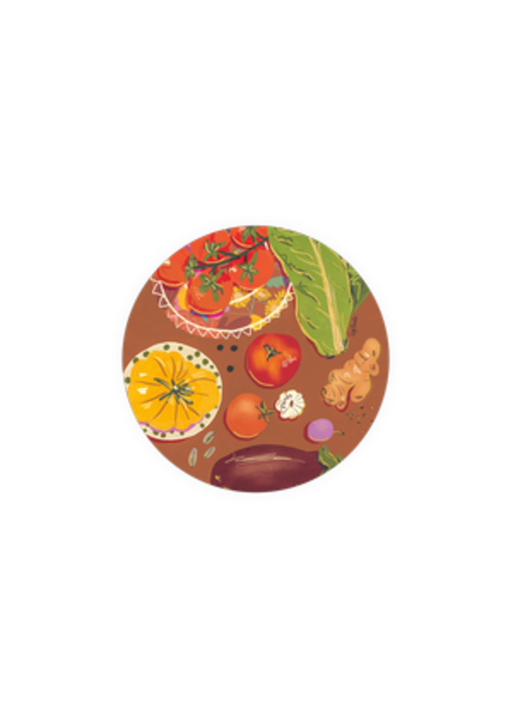 Seedlings Veggies Seedlings Coaster