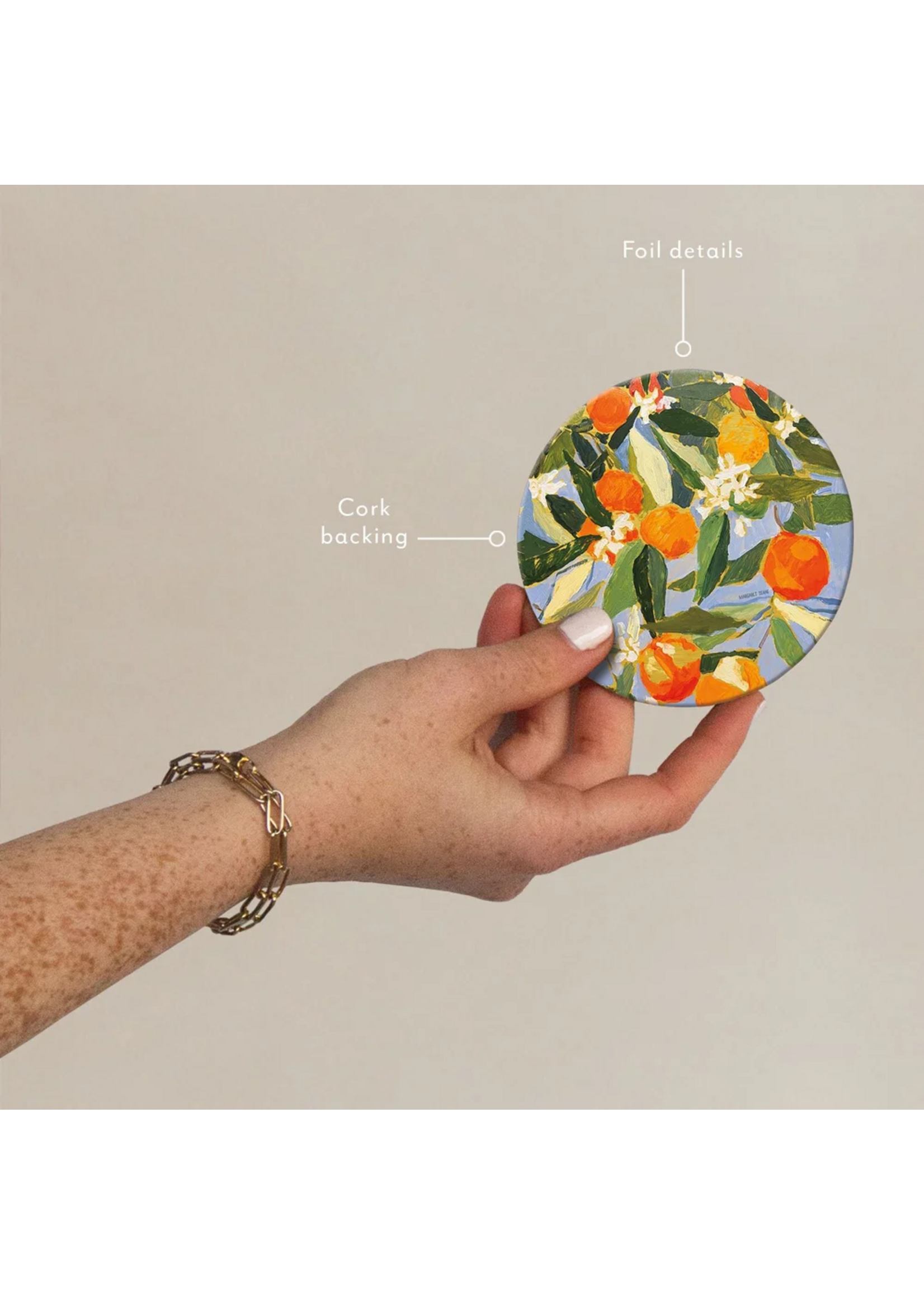 Seedlings Sunny Oranges Seedlings Coaster