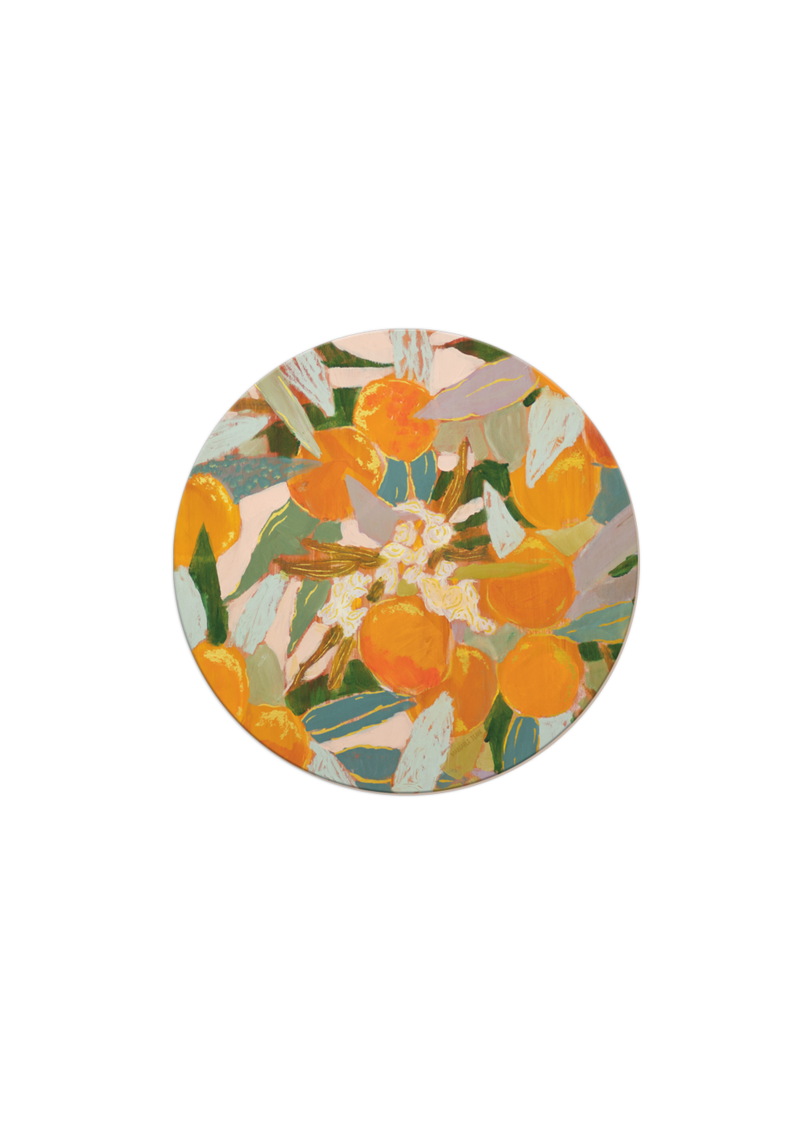 Seedlings Orange Blossoms Seedlings Coaster