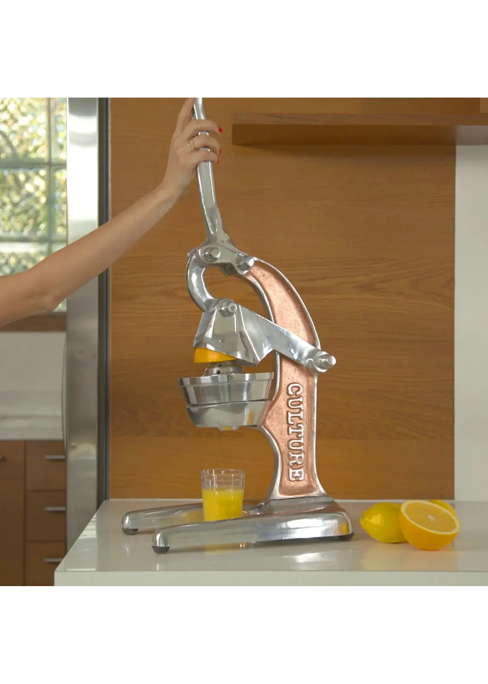 Verve Culture Citrus Juicer (Large Rose Gold)