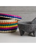 Verve Culture Molcajete with Tortilla Basket 7"