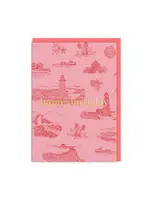 Ohh Deer Cranes and Wisteria Greeting Card