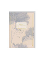 Ohh Deer Eastern Elegance Water Lillies Card