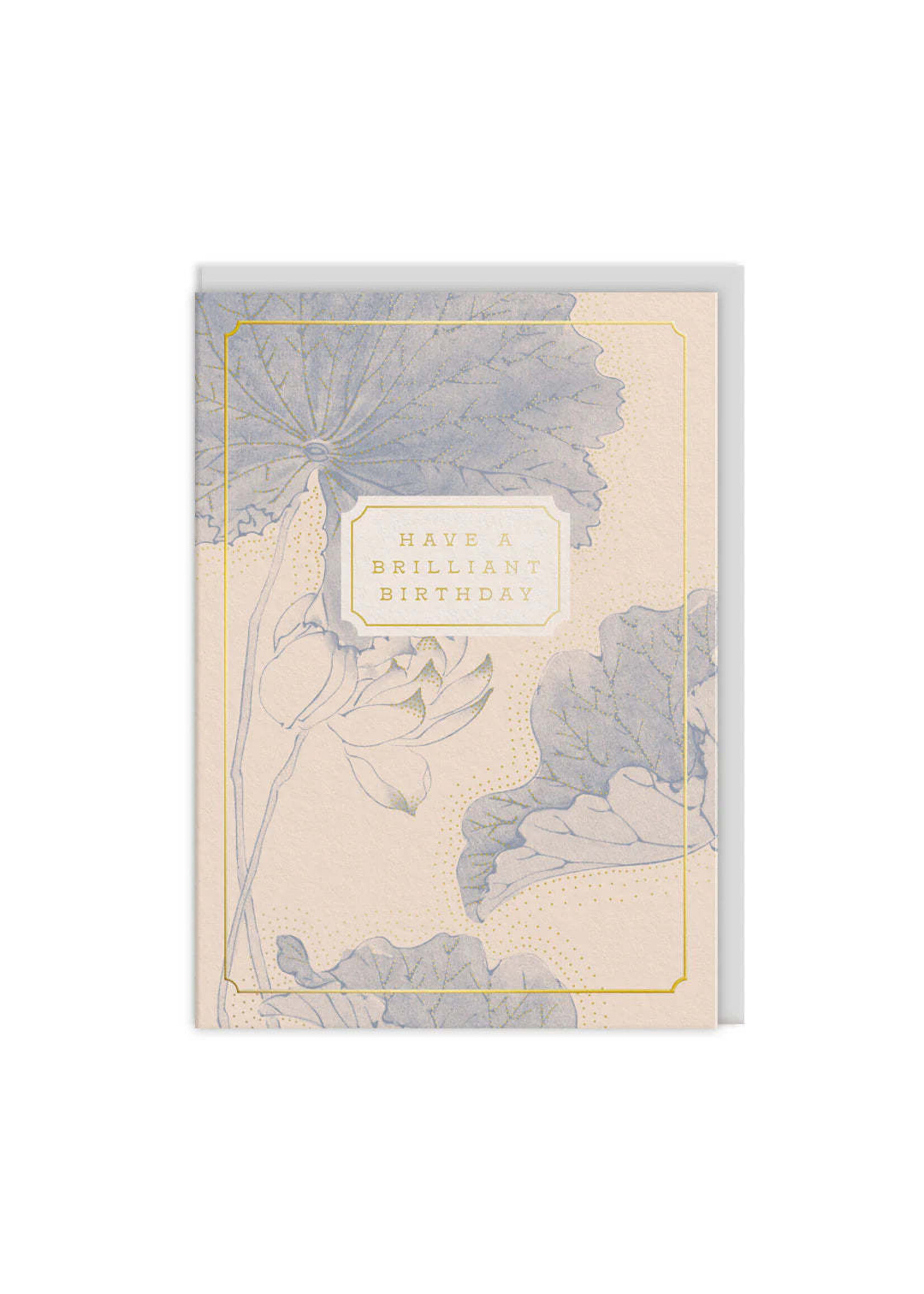 Ohh Deer Eastern Elegance Water Lillies Card